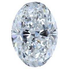 Majestuoso diamante ovalado de talla ideal de 5.02 ct - Certificado GIA
