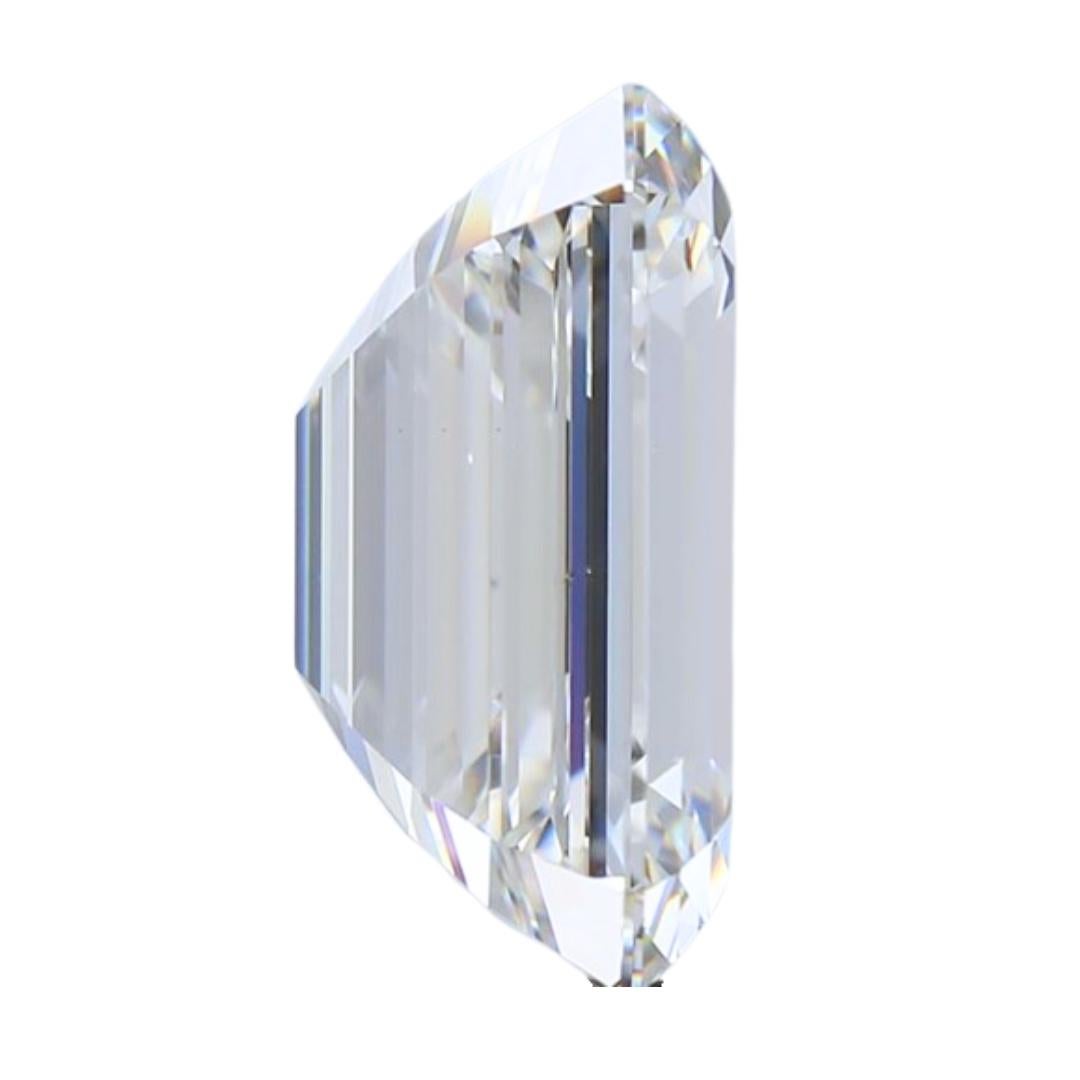 Majestic 5.56ct Ideal Cut Emerald-Cut Diamond - GIA Certified  In New Condition For Sale In רמת גן, IL