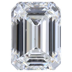 Majestic 5.56ct Ideal Cut Emerald-Cut Diamond - GIA Certified 