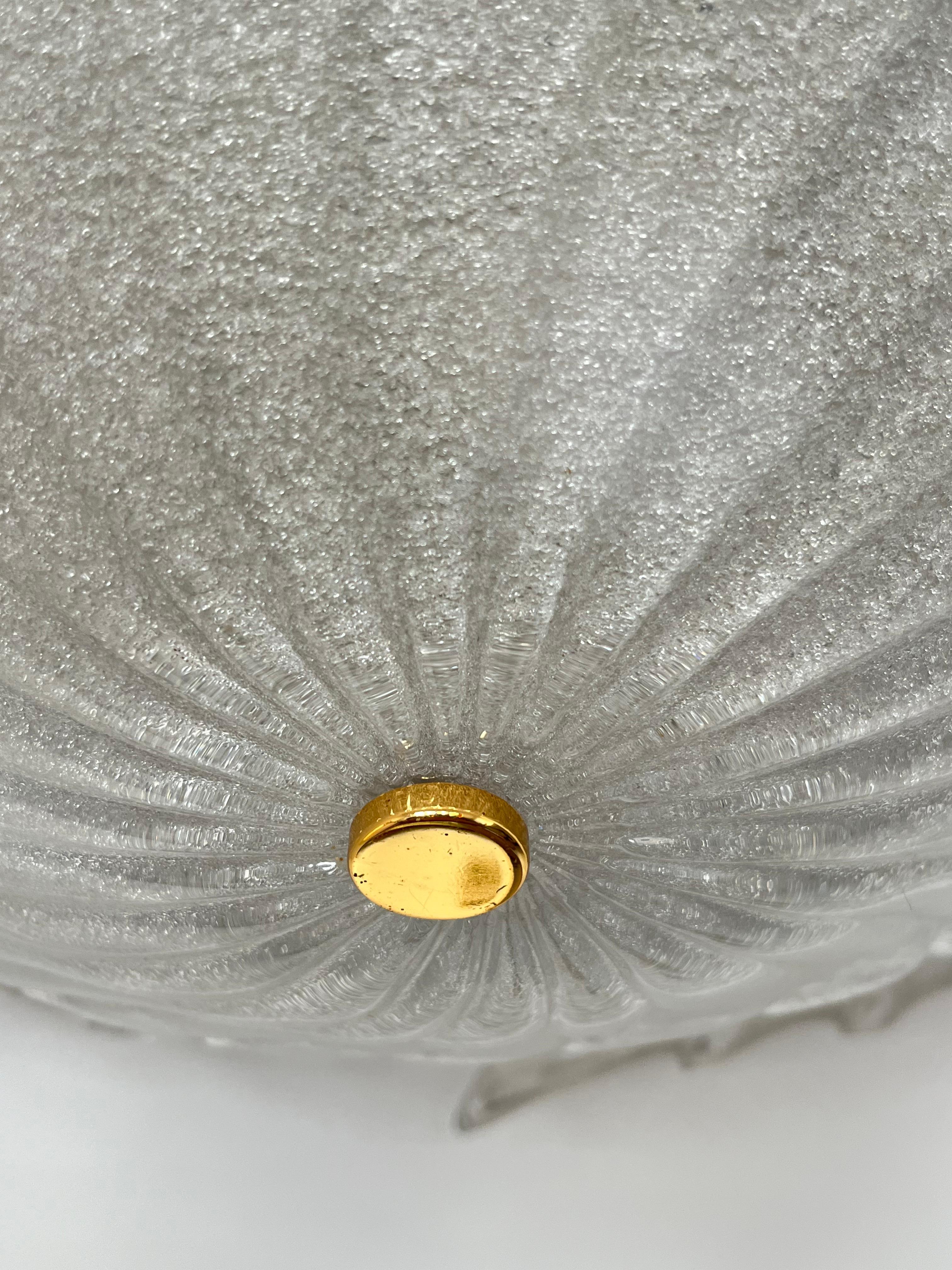 Majestic 9-Light Ceiling Lamp in Murano Glass 
