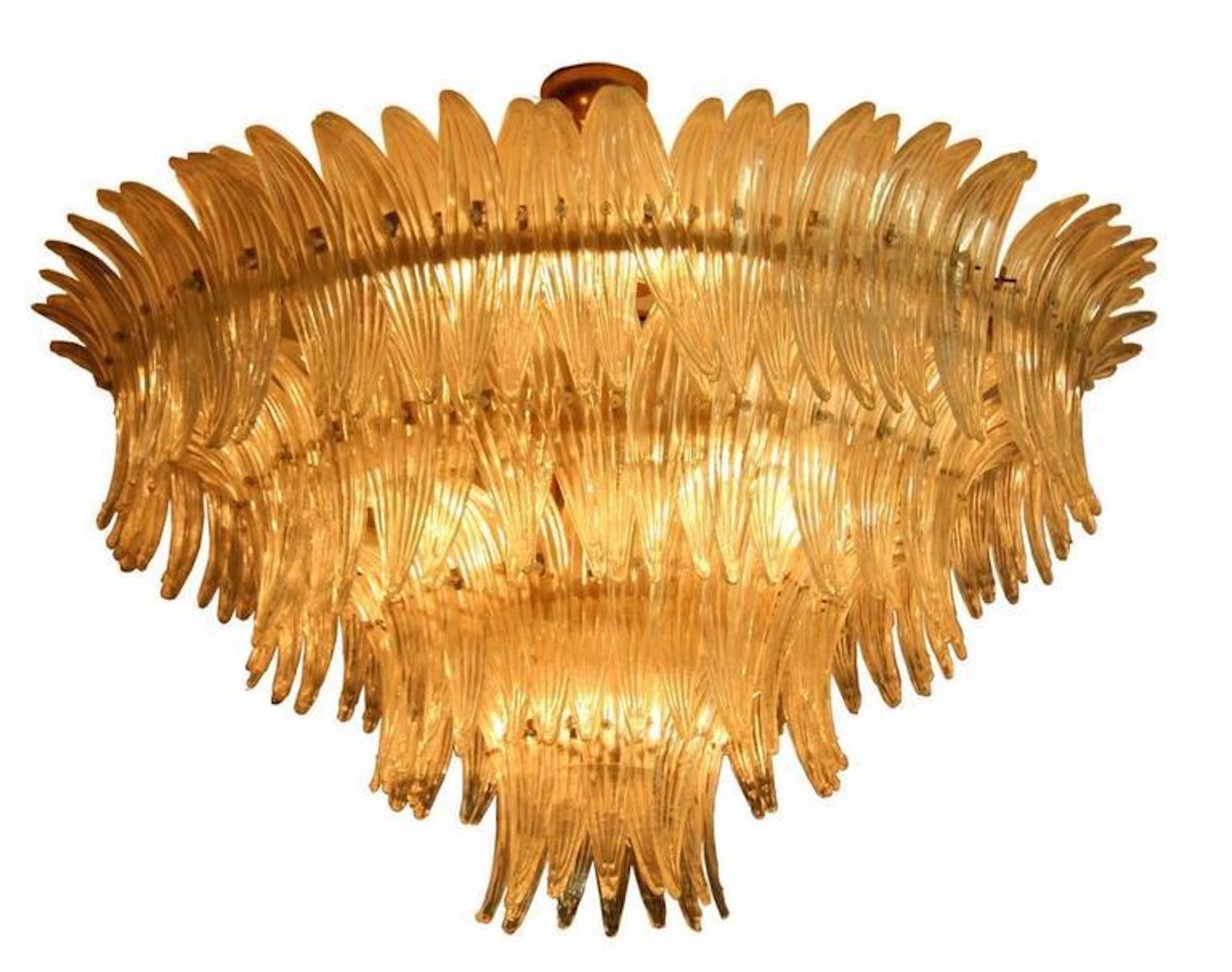Luxury Murano, glass chandelier, 100% handmade in Murano.