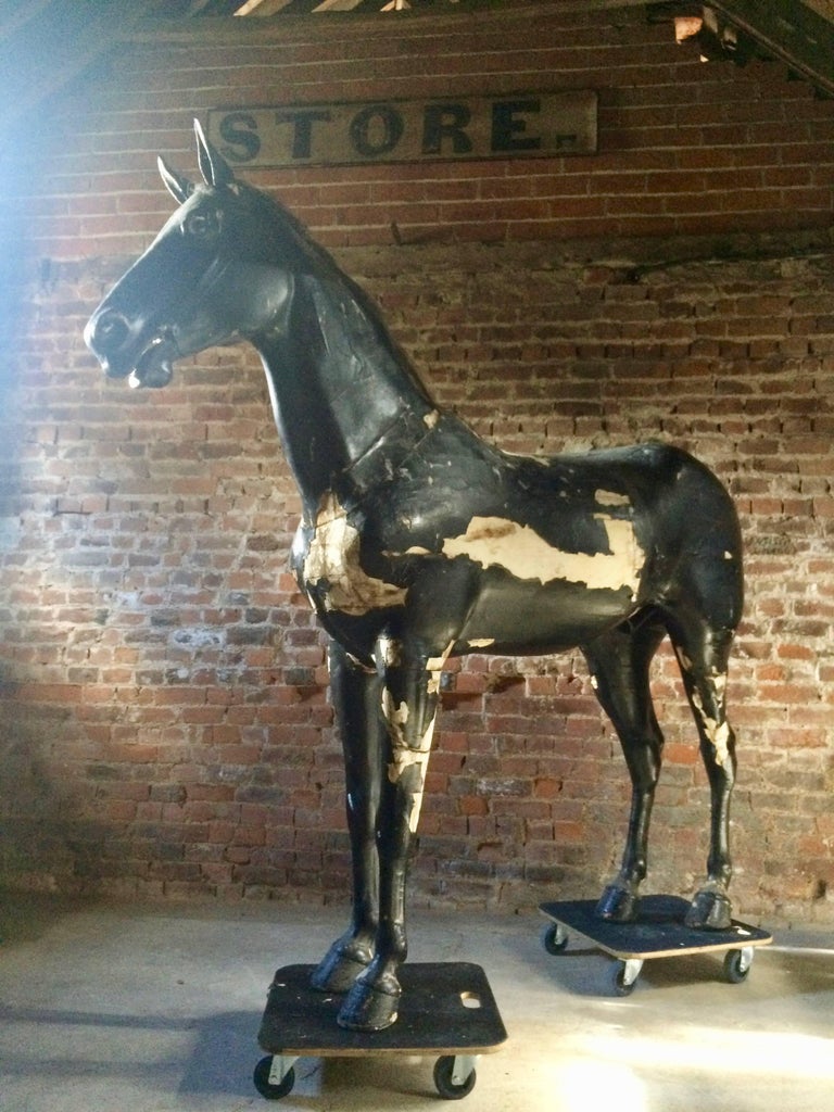 Majestic Antique LifeSize Horse Shop Display Equestrian 19th Century