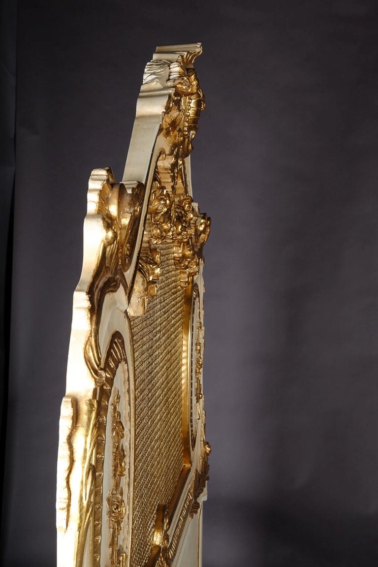 Majestätisches Barockbett im Stil von Louis XVI im Angebot 10