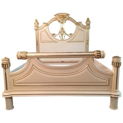 Majestic Baroque Bed in the Style of Louis XVI
