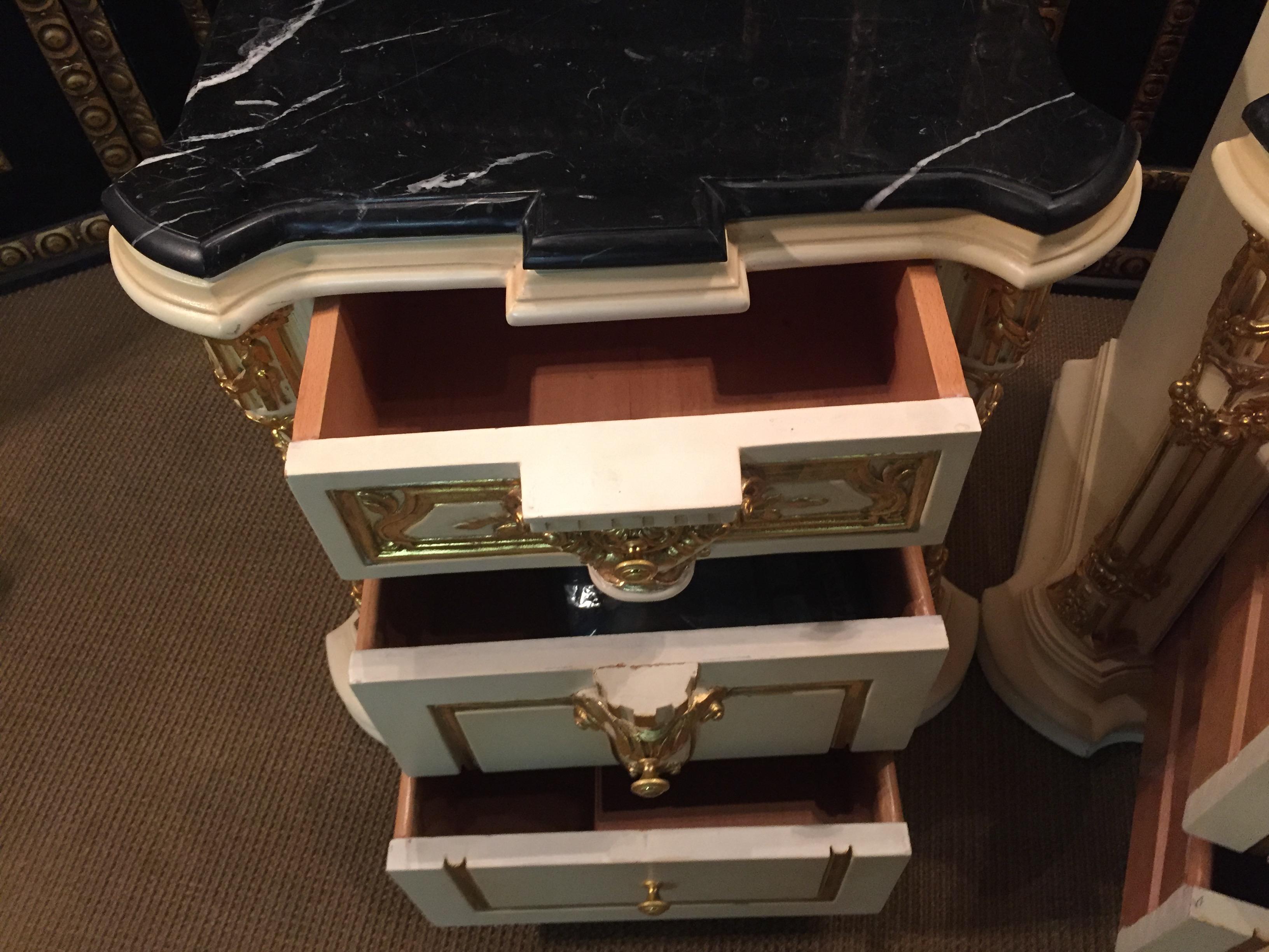 Majestic Baroque Bedside Commode in the Style of Louis XVI 5
