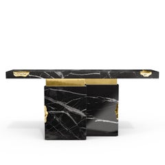 Majestic Black Console Table