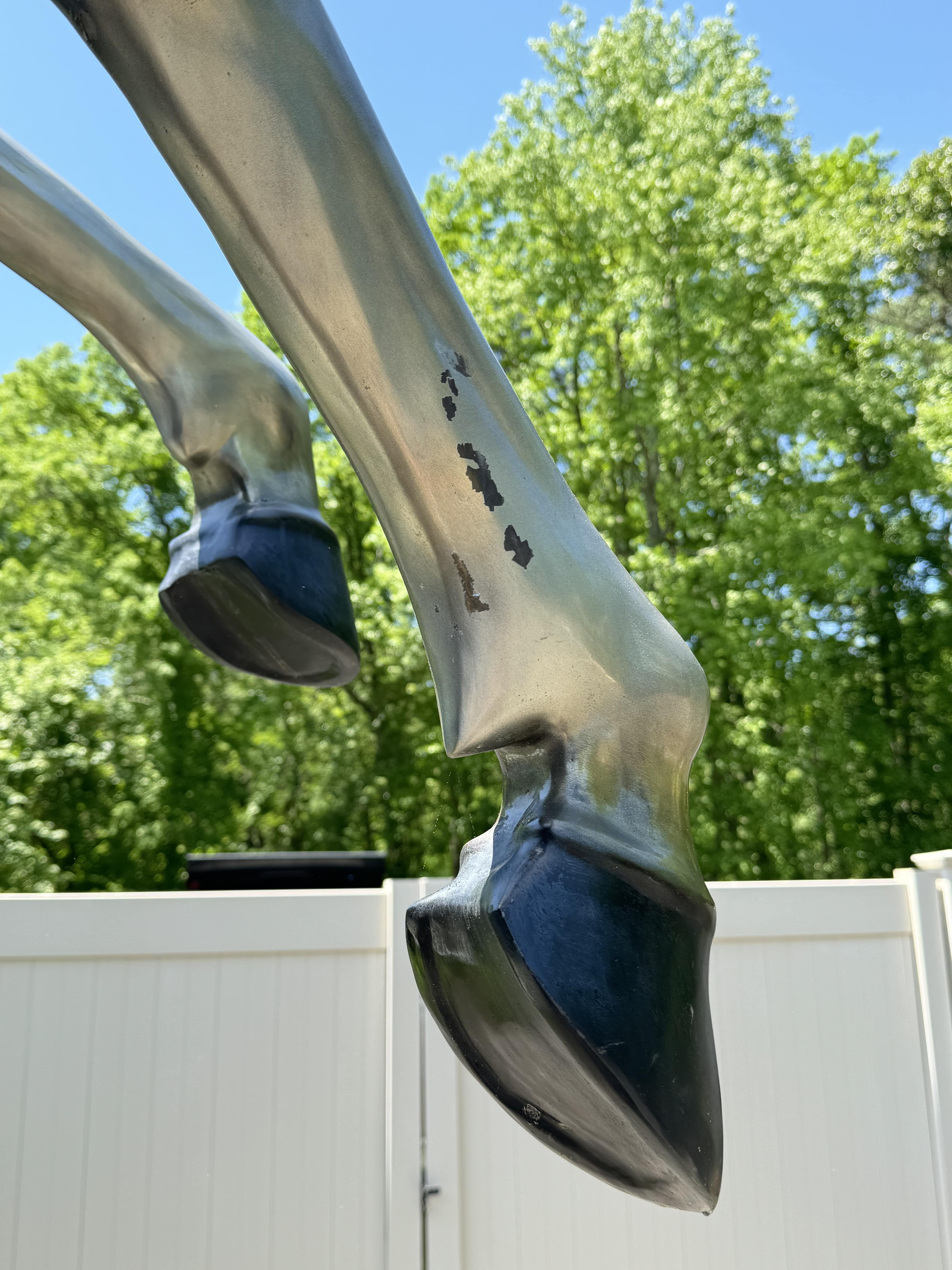 20th Century Majestic Bronze Horse Statue For Sale