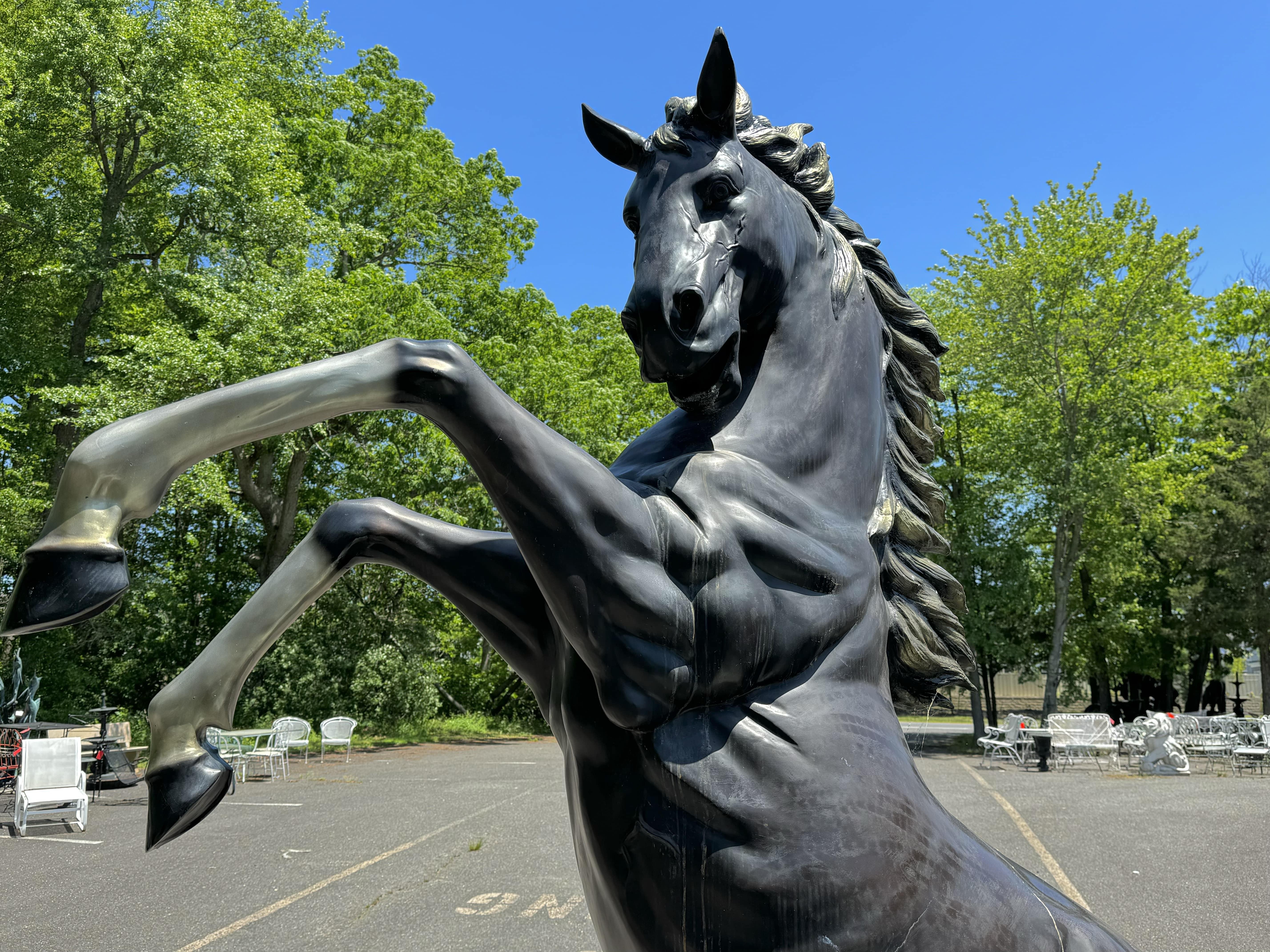 Majestic Bronze Horse Statue For Sale 1