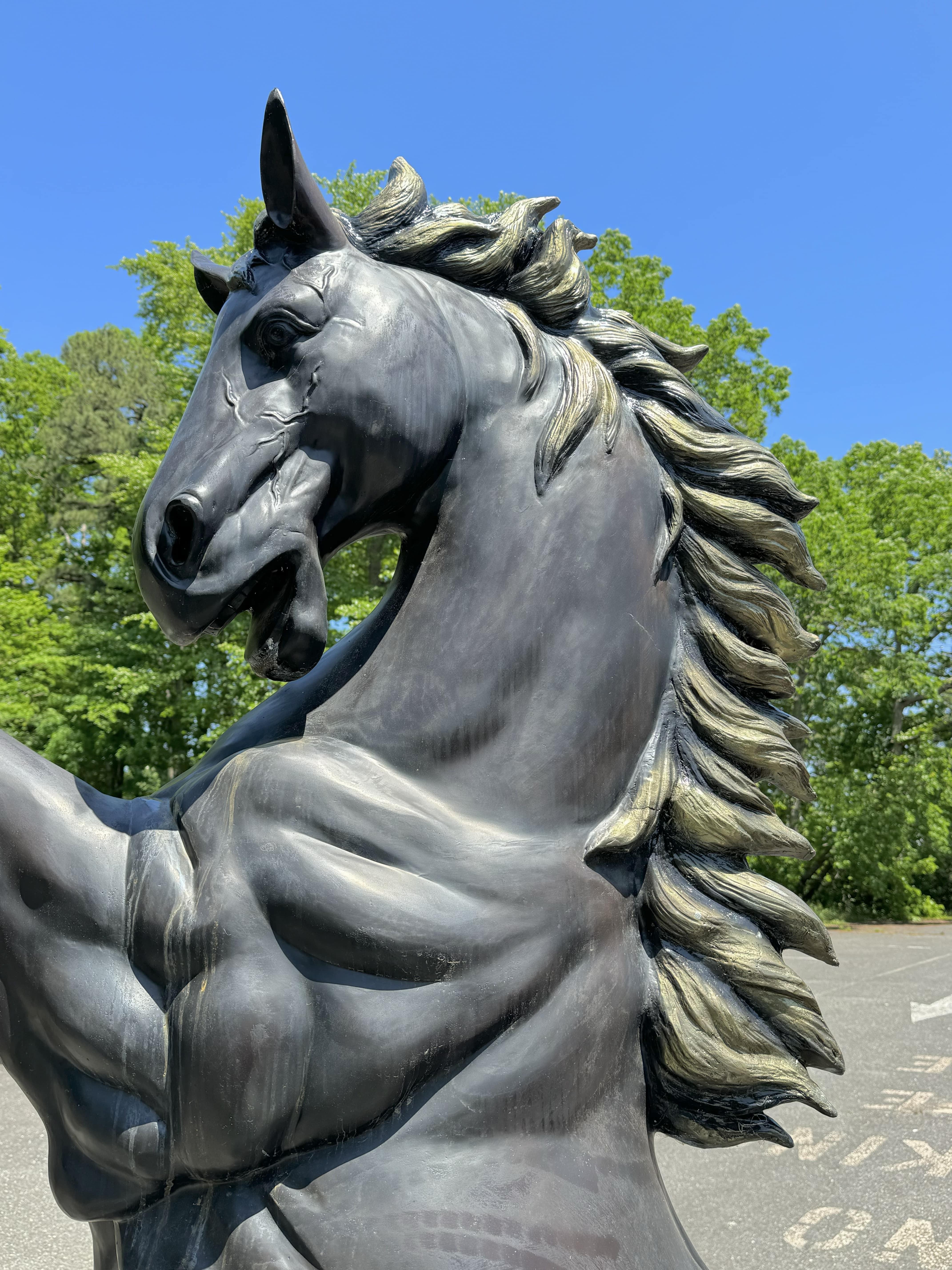 Majestic Bronze Horse Statue For Sale 3