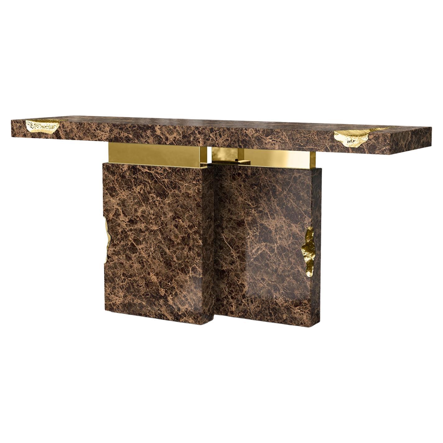 Majestic Brown Console Table
