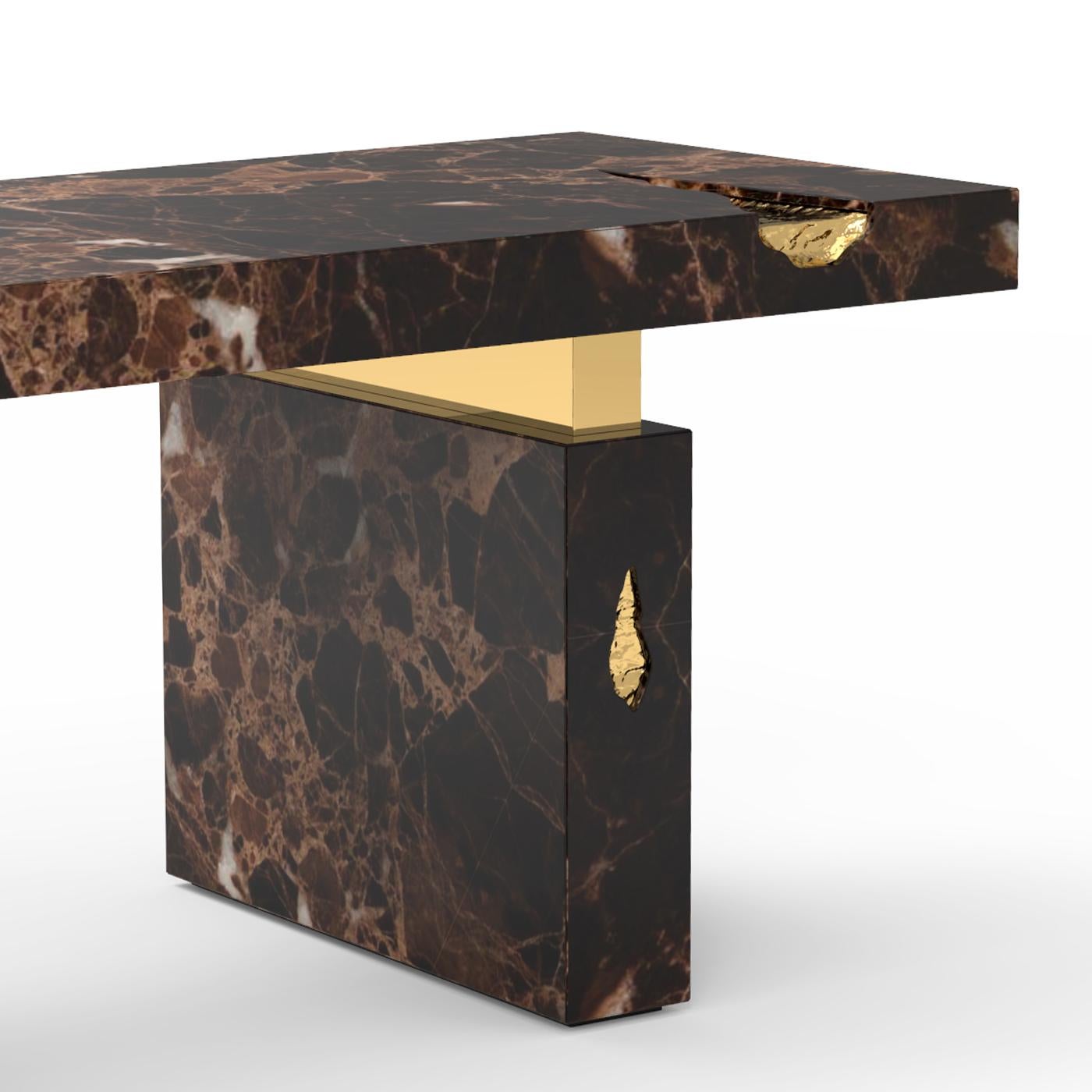 Contemporary Majestic Brown Desk For Sale