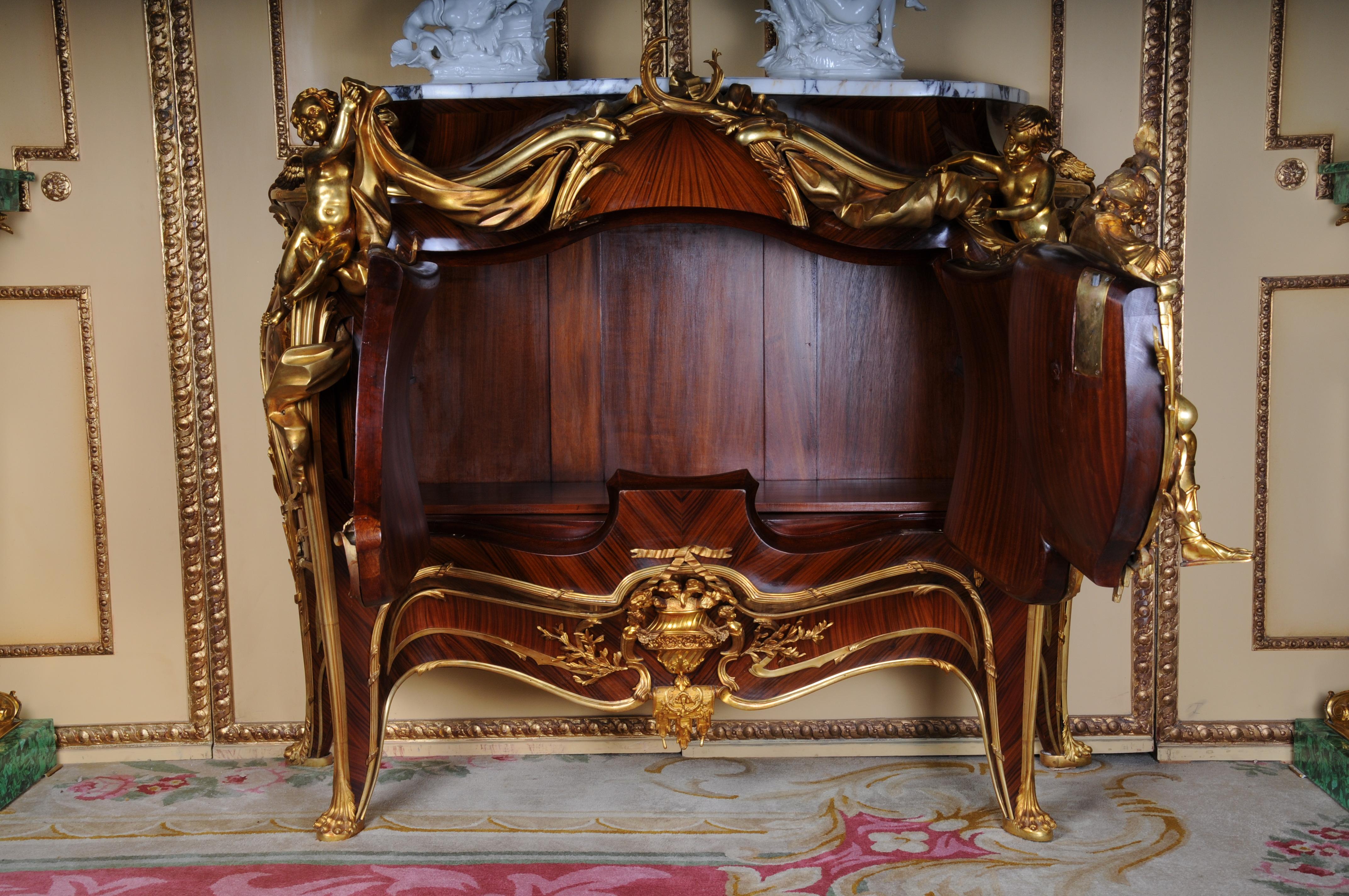 Majestic chest of drawers designed by Francois Linke & Leon Massagé, Paris For Sale 5