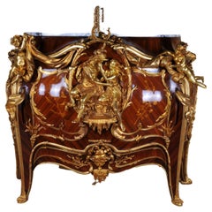 Commode majestueuse designée par Francois Linke & Leon Massagé, Paris