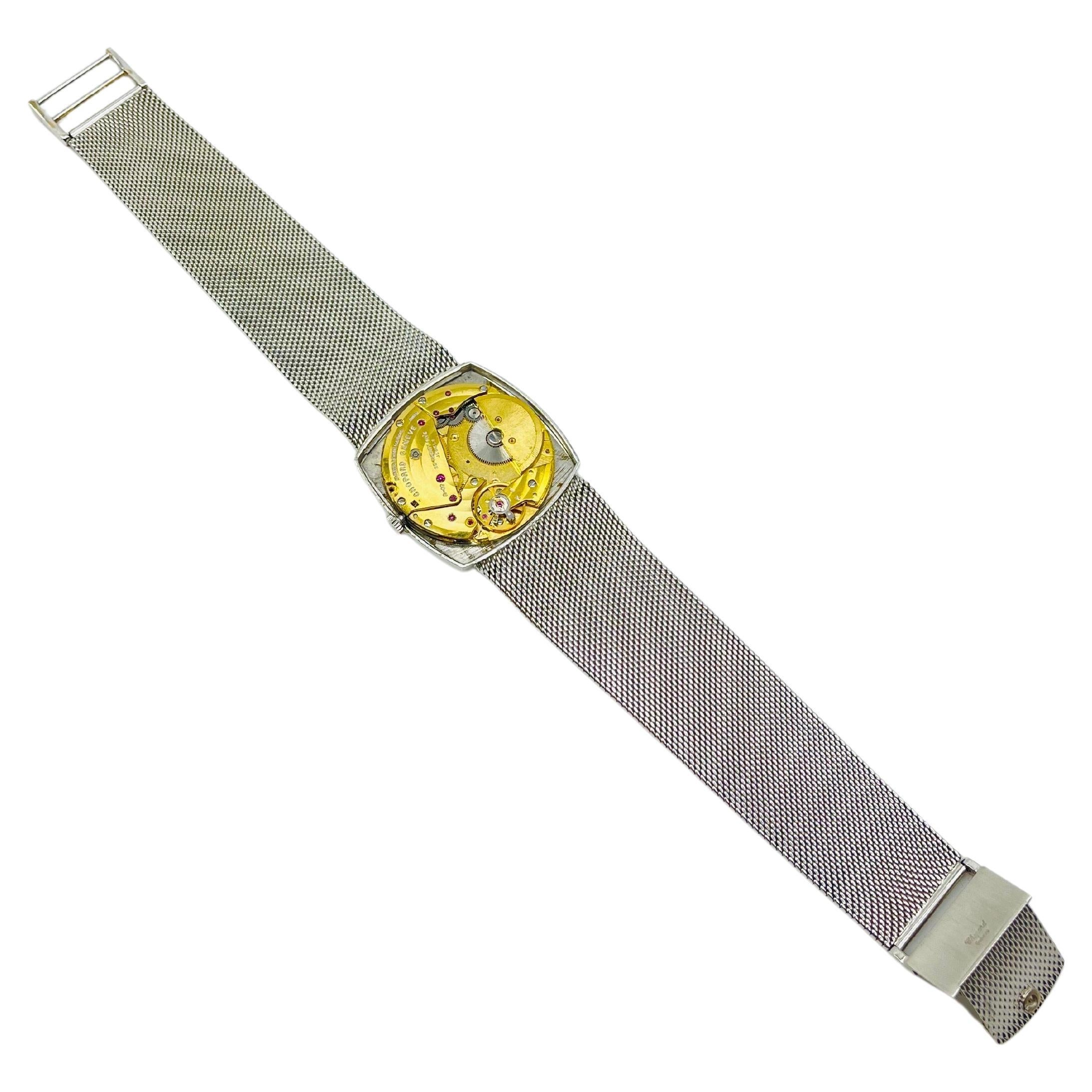 Majestueuse montre-bracelet Chopard Genve ref:2063 en or blanc 18 carats  en vente 1