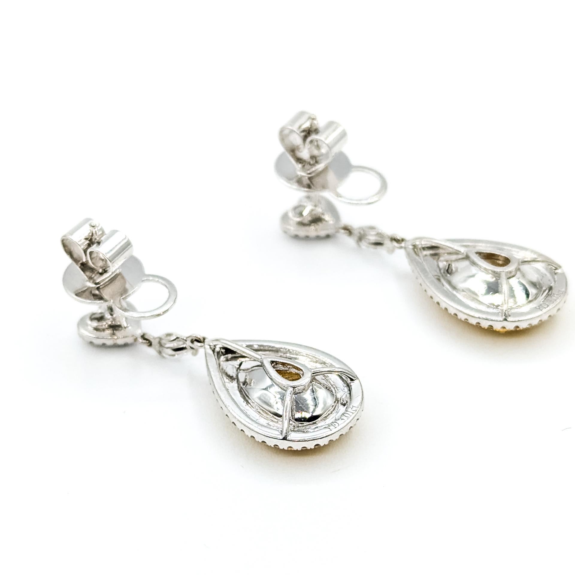 Pendientes Majestic Diamond de 18k en venta 1
