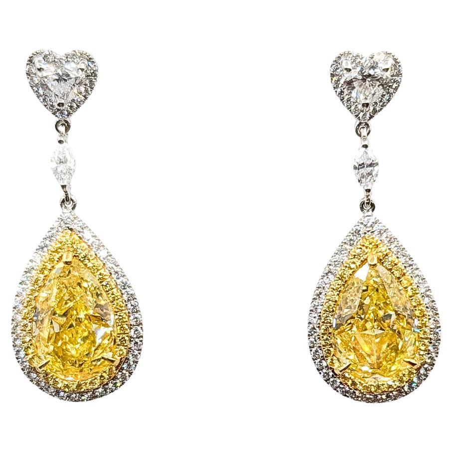 Orecchini con diamanti Majestic in 18 carati