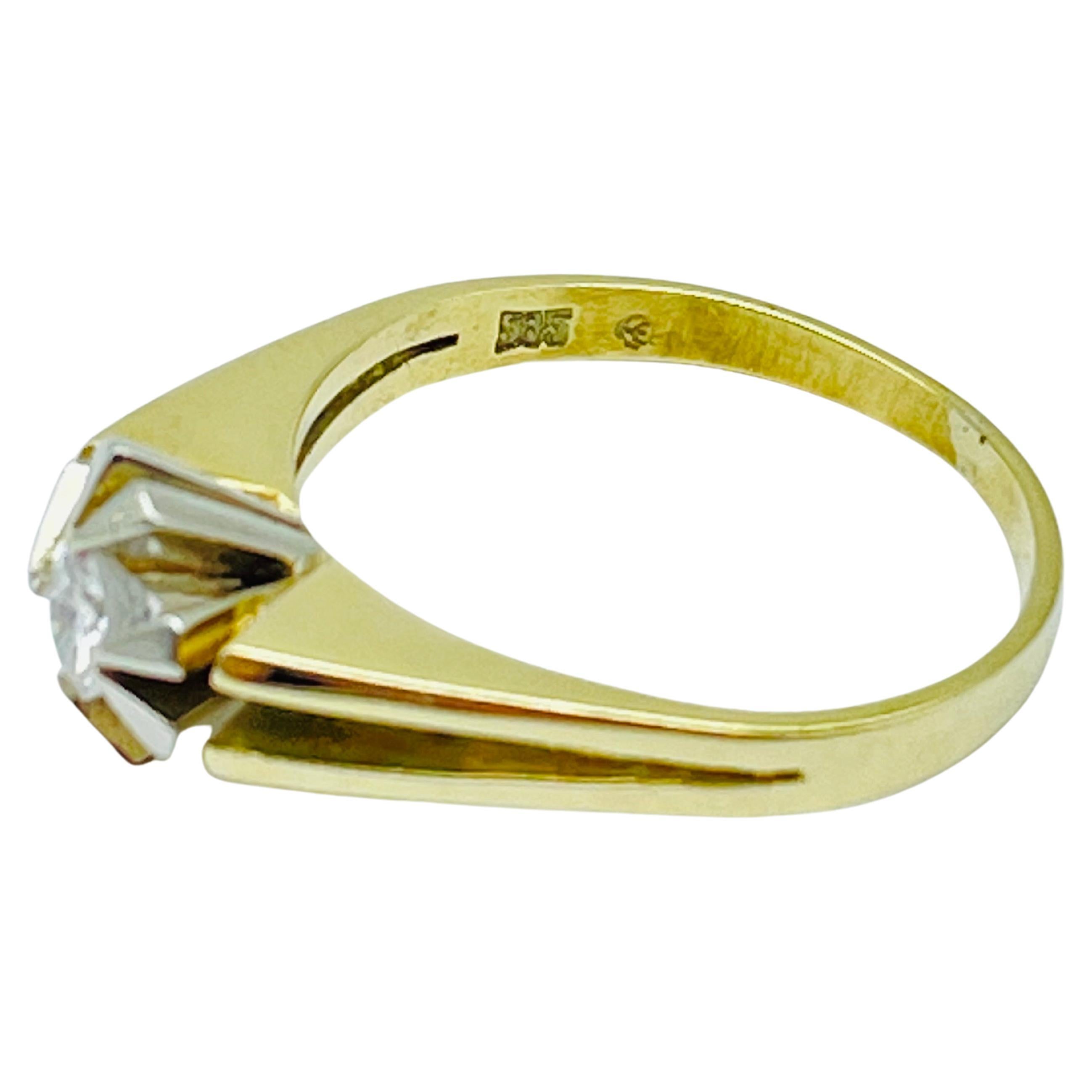 Anillo Majestic Diamond Oro de 14 quilates  en venta 1