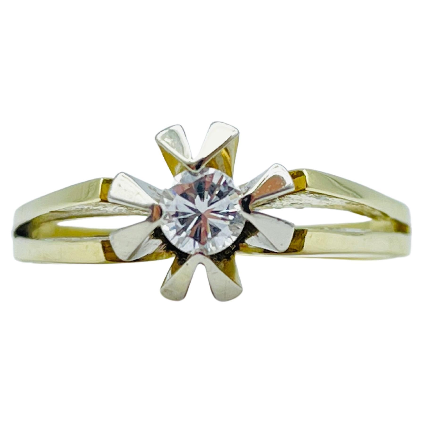 Majestic Diamond Ring 14k Gold For Sale