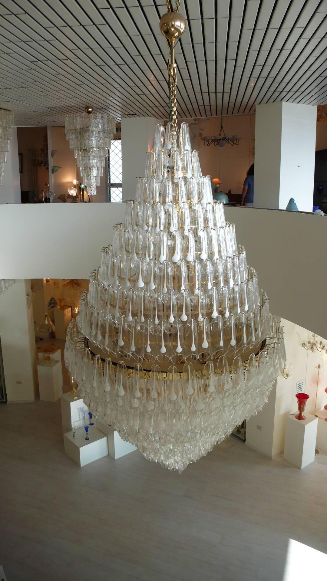 Majestic flush mount chandeliers.

Dimensions: Diameter 180
height 220 cm.
 