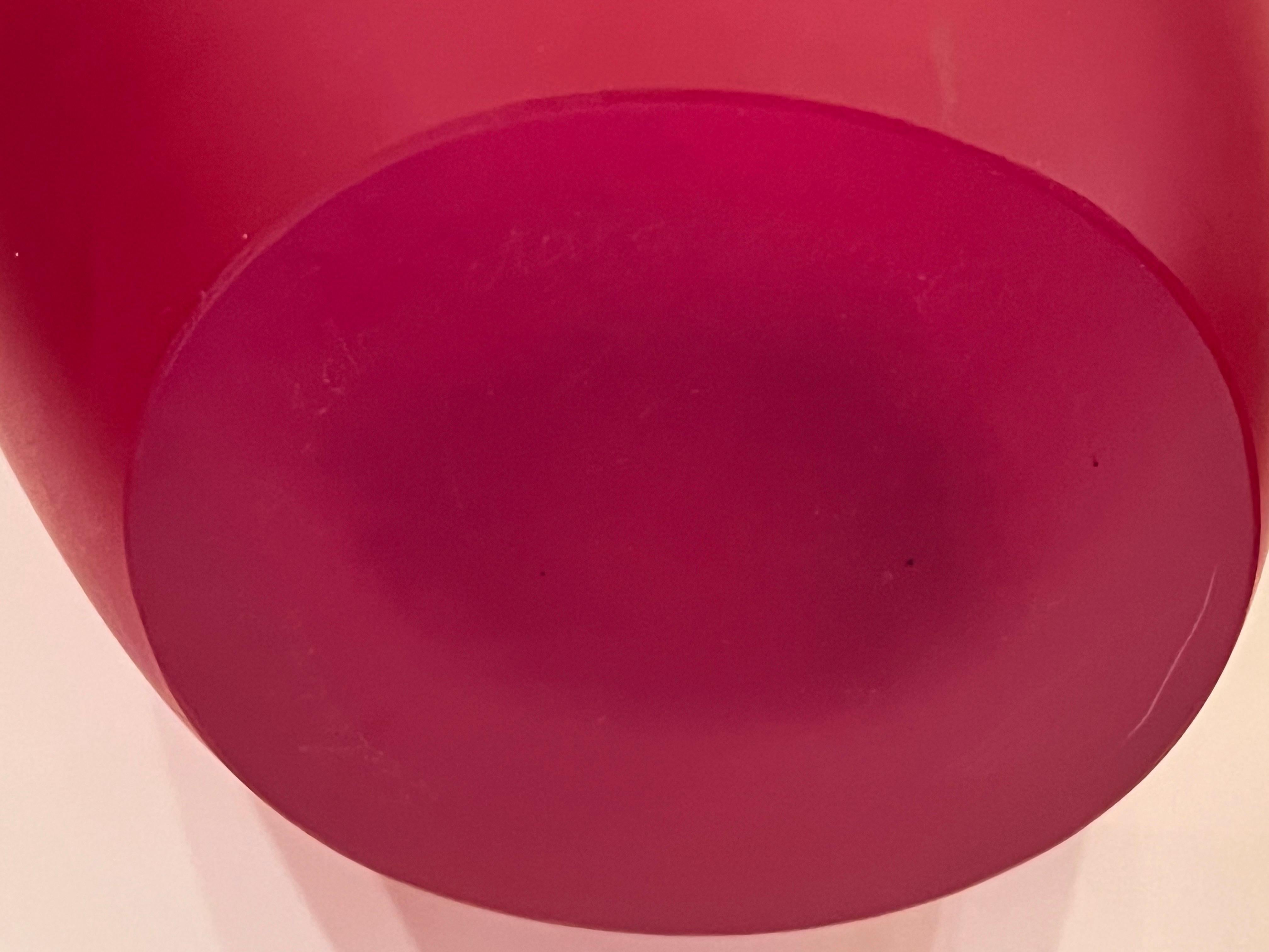 Verre brun Majestueux vase en verre signé par Salviati Adam Aronson, daté de 2002