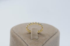Majestic gold memory ring with diamonds by master goldsmith Wurzbacher