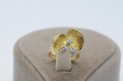 Majestueuse bague en or avec diamants du maître orfèvre Wurzbacher