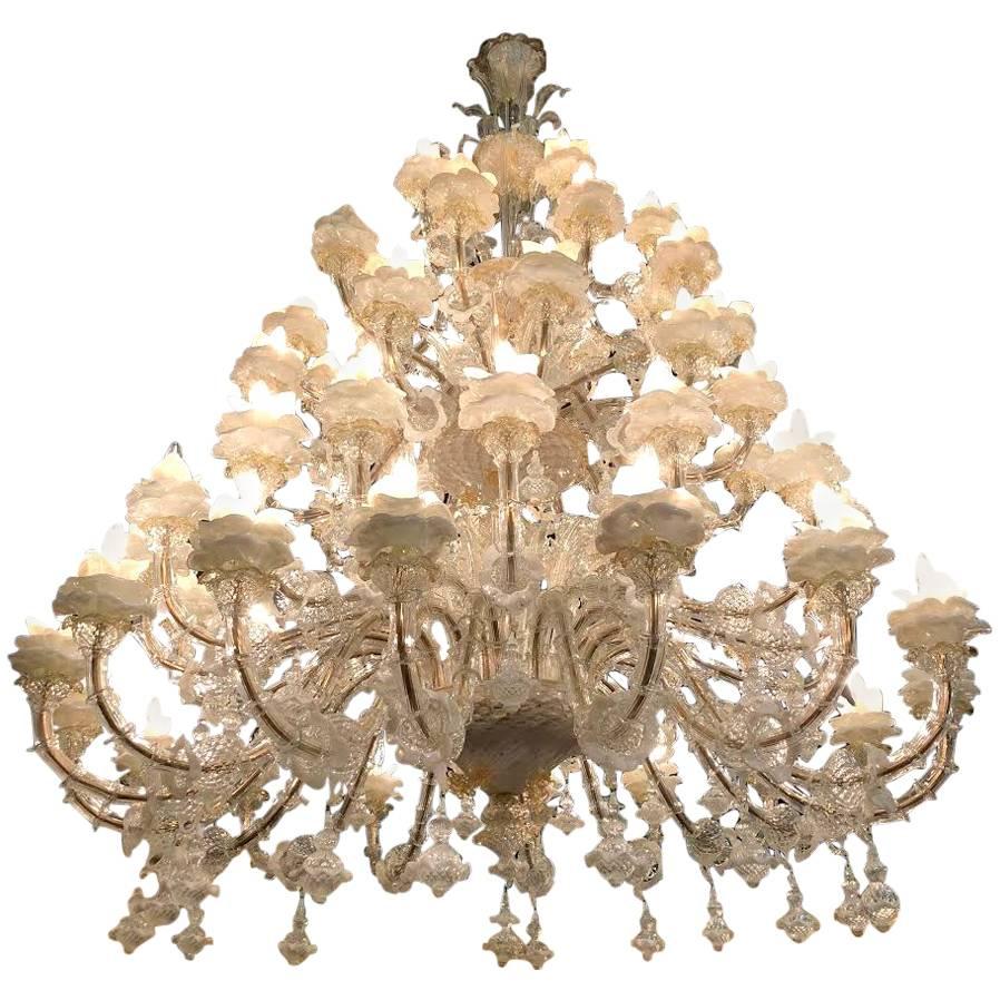 Majestueux lustre italien, Murano, années 1980