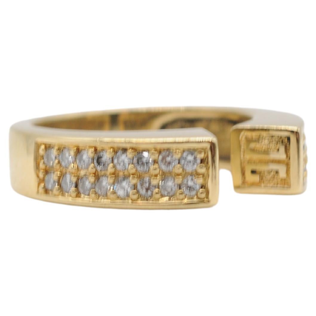 Women's or Men's majestic Jette Joop ring in 18k yellow gold with 32 diamonds For Sale