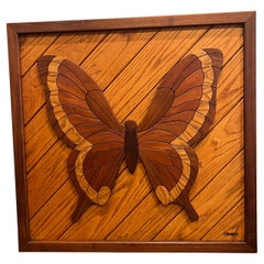 Majestic Large Butterfly Assemblage Hardwoods by Dave Criner California Design