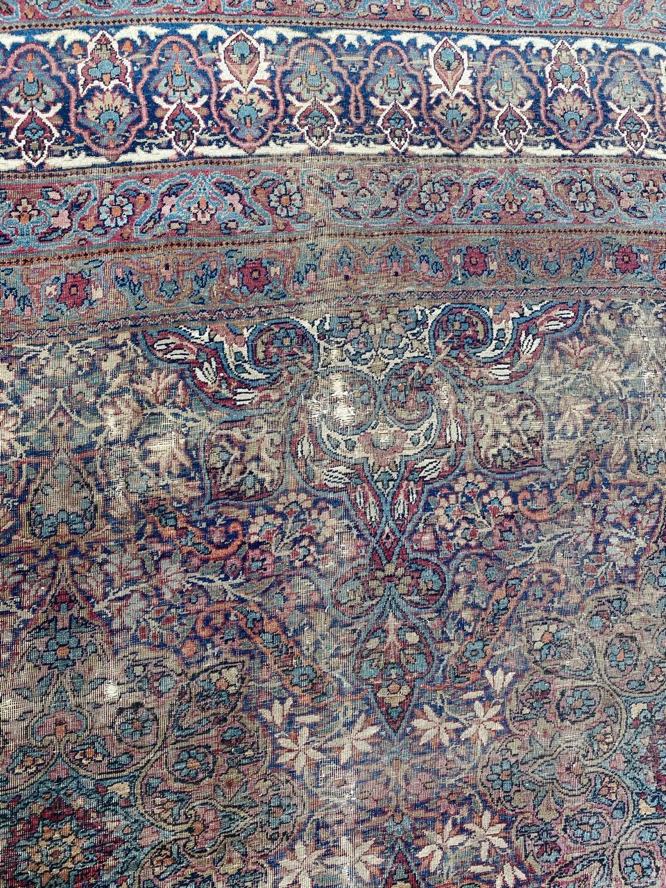 Bobyrug’s Majestic Large Fine Kirman Rug For Sale 3