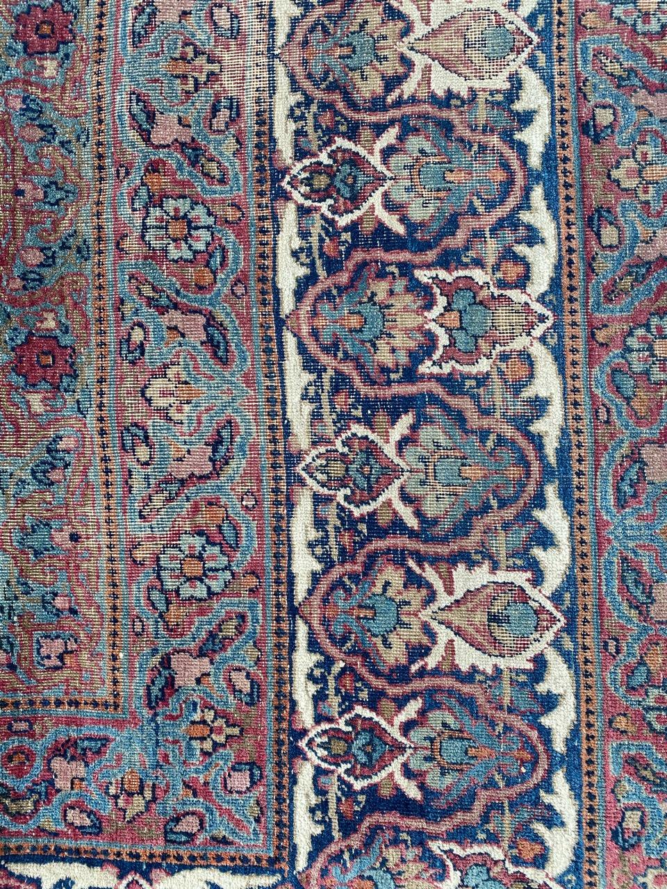 Bobyrug’s Majestic Large Fine Kirman Rug For Sale 8