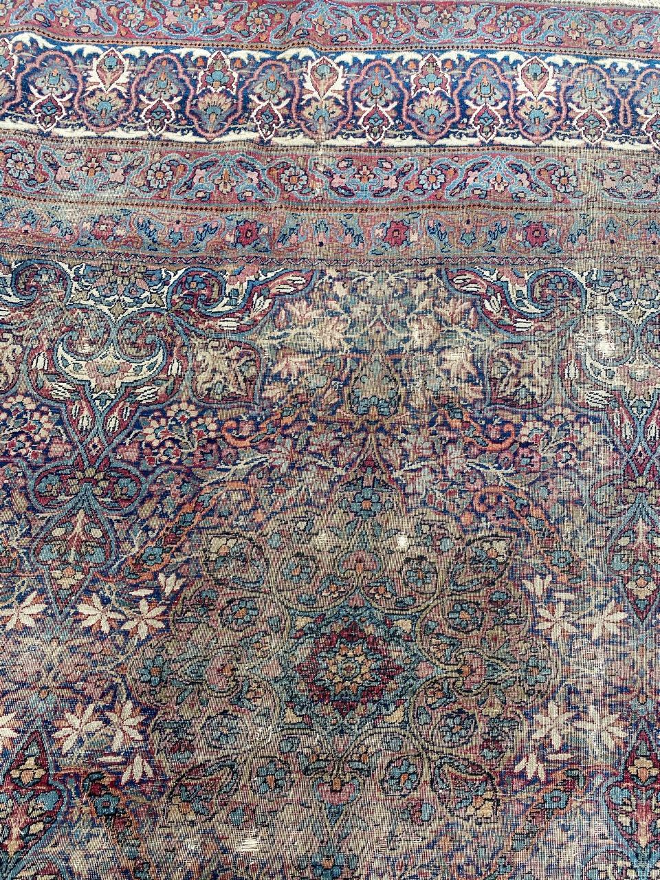 Bobyrug’s Majestic Large Fine Kirman Rug For Sale 2