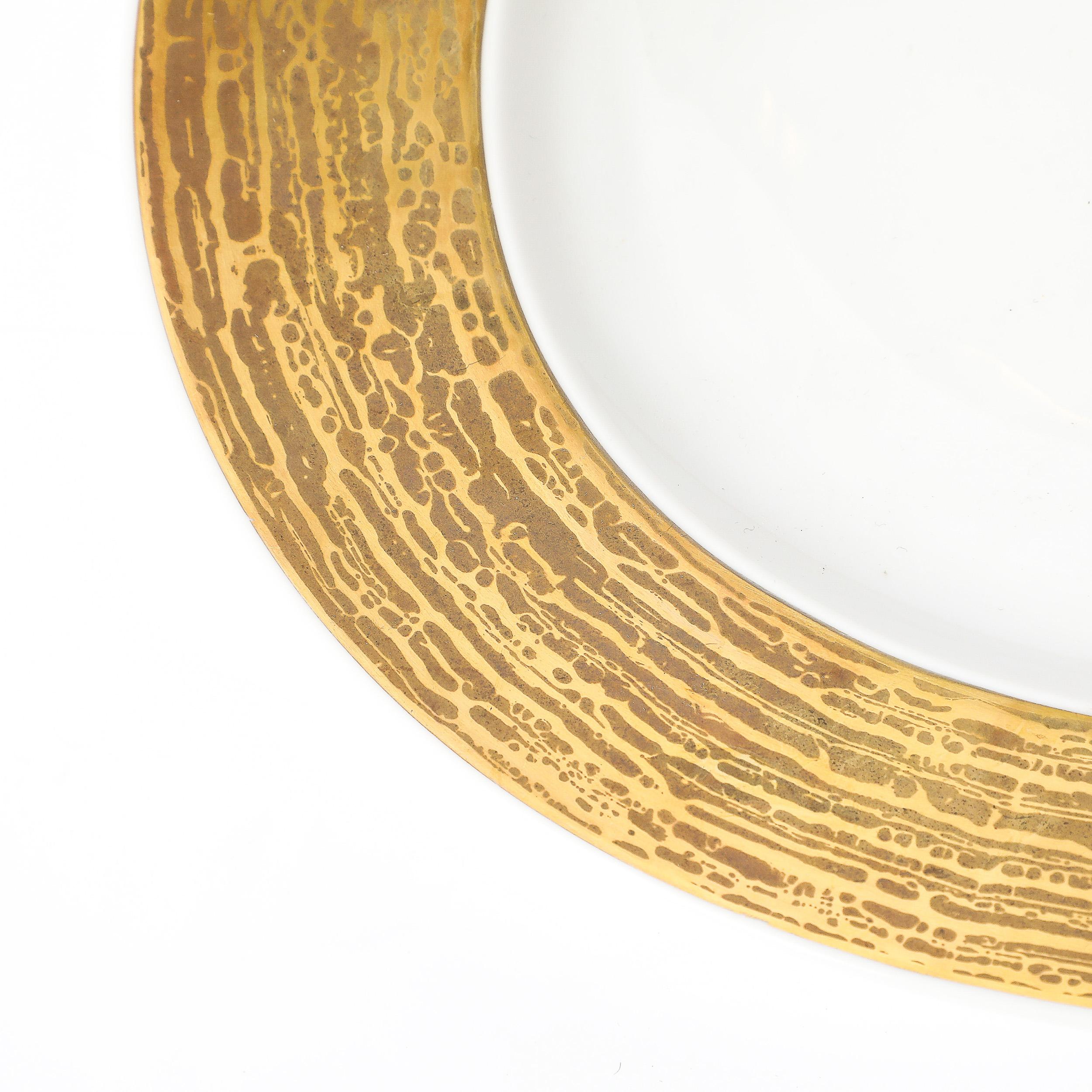 Moderno Servizio di stoviglie in porcellana Rosenthal della linea Majestic per 12 persone in vendita