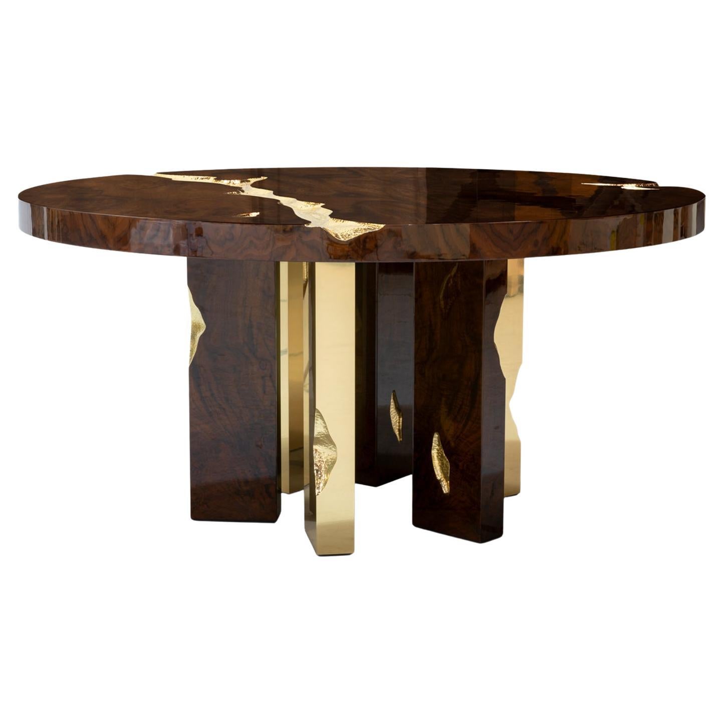 Majestic Mahogany Dining Table For Sale