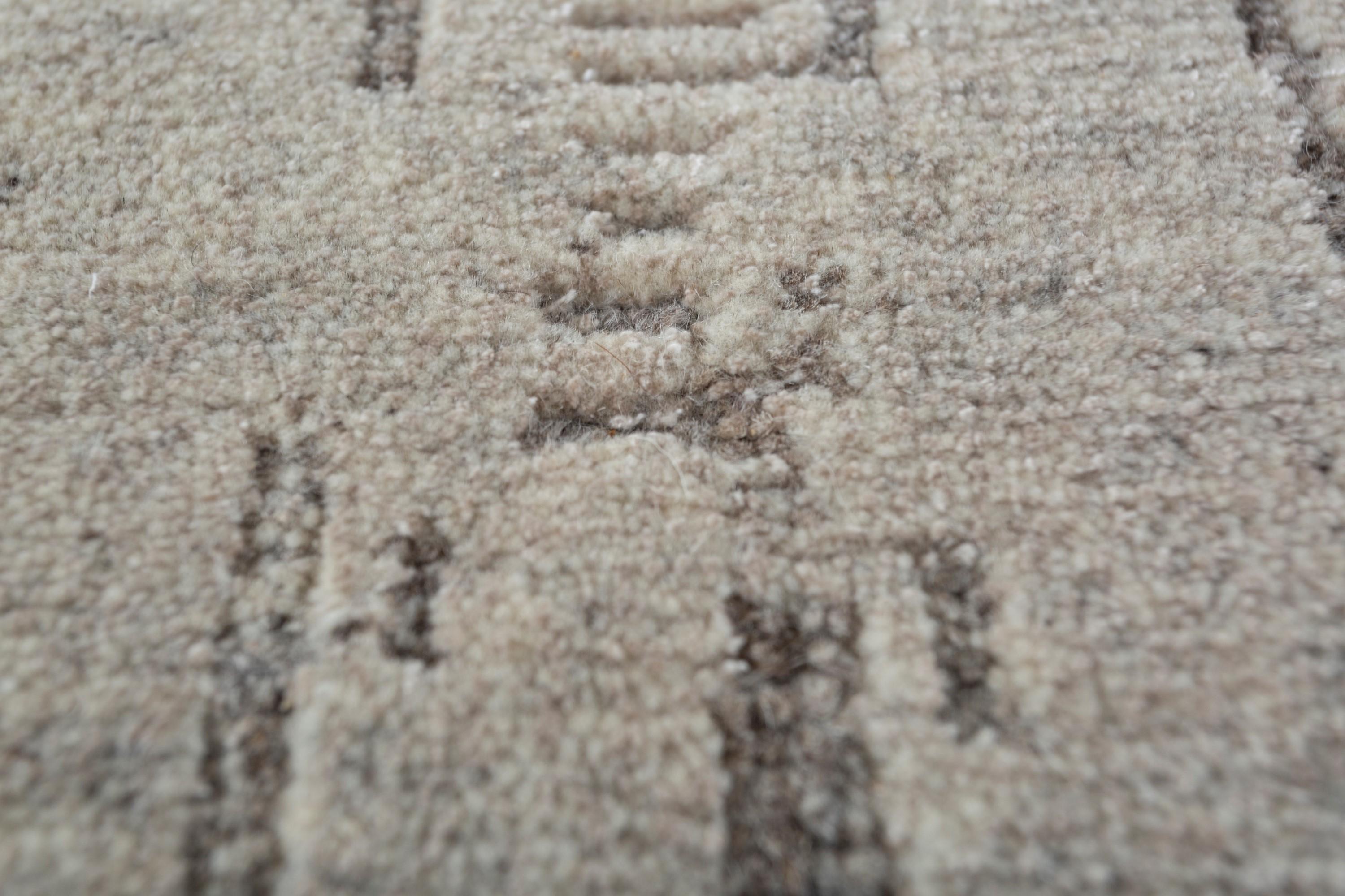 Alfombra Anudada a Mano Majestic Marrakech Esencia Mármol y Hollín Natural 180X270 cm Indio en venta