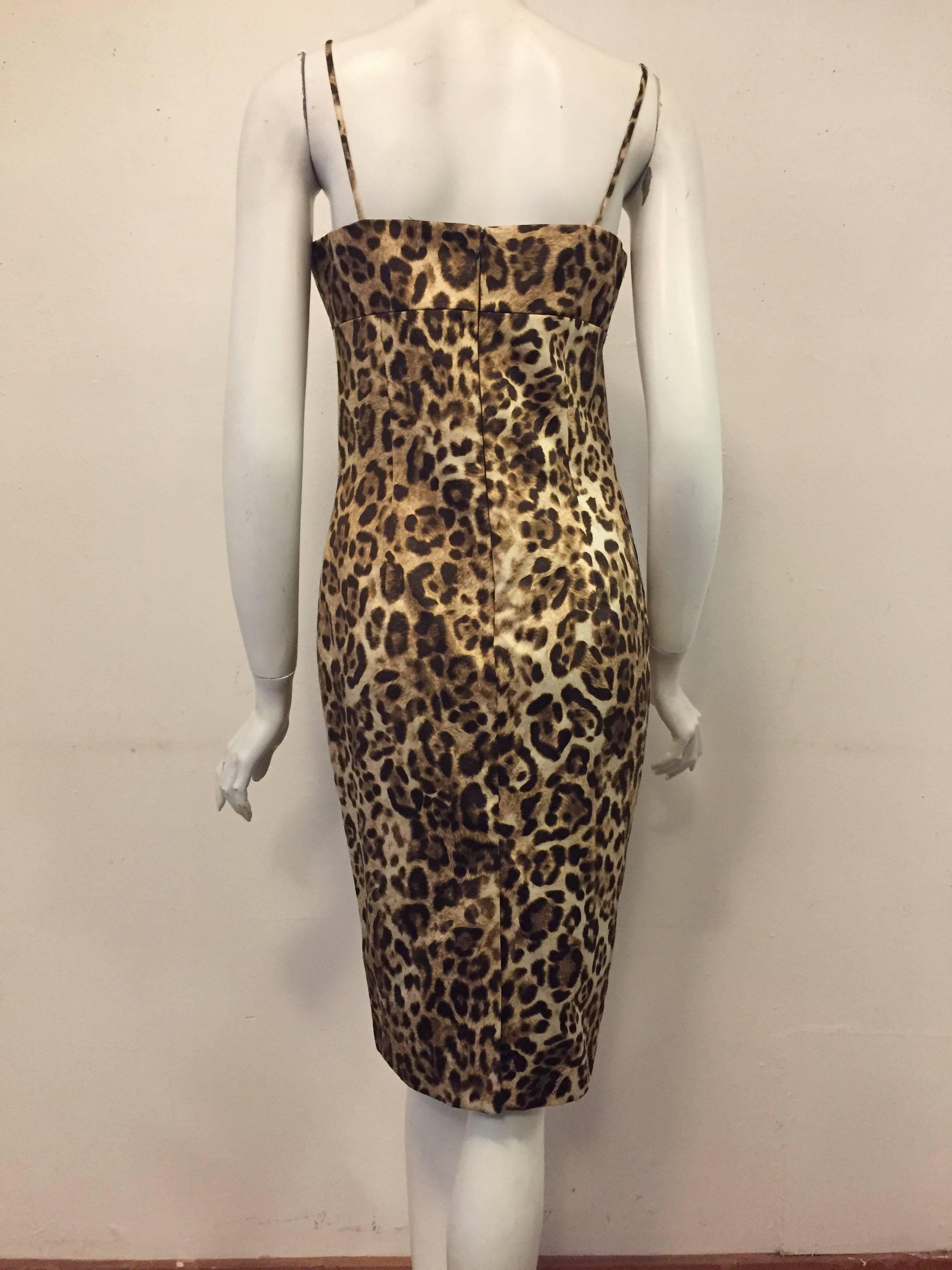 michael kors leopard dress