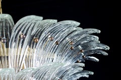 Majestic Murano Palmette Chandelier, 1970s