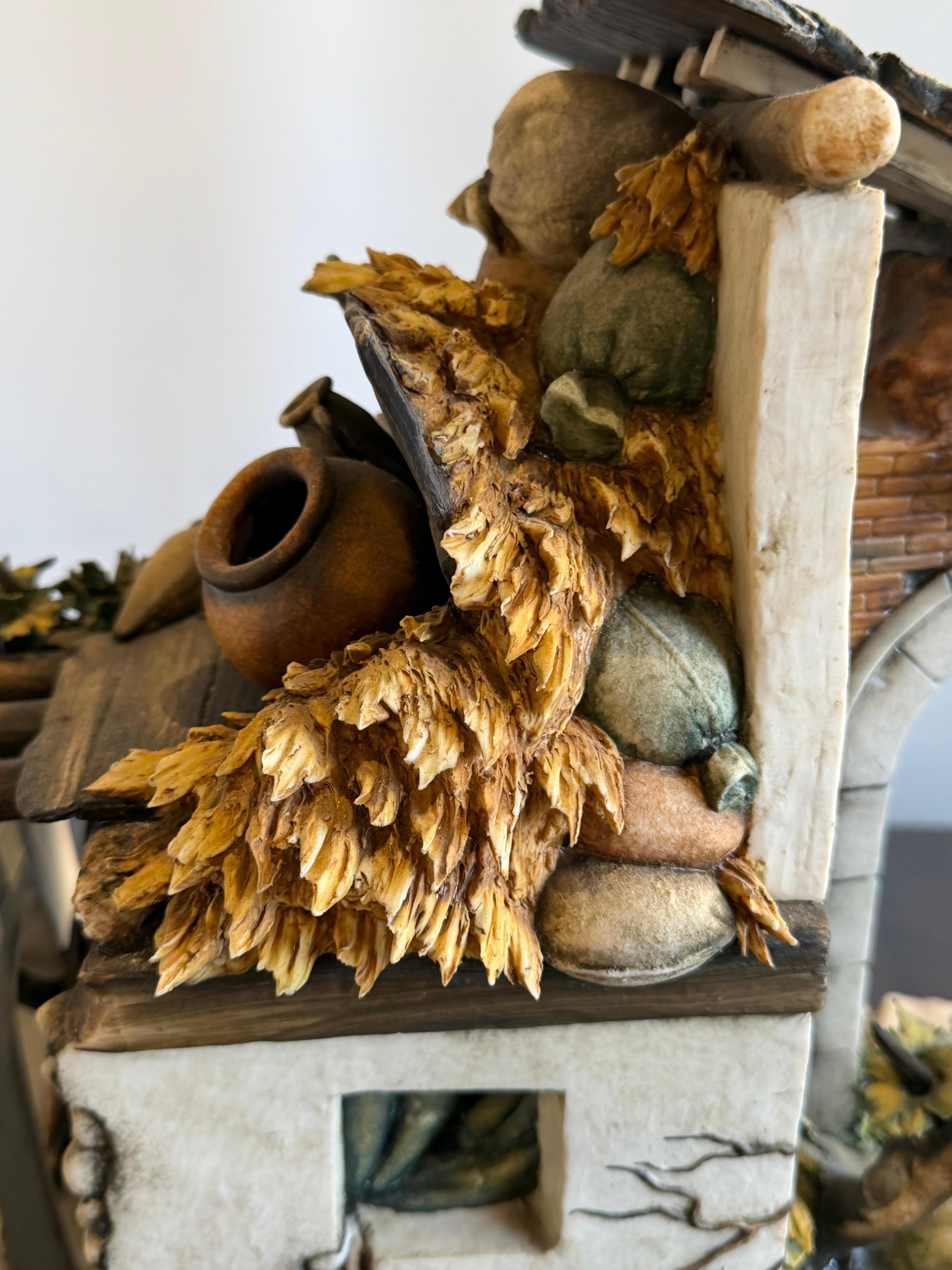 Nativité Majestic, porcelaine de Capodimonte, pièce numérotée 383 sur 500, années 1990 en vente 9