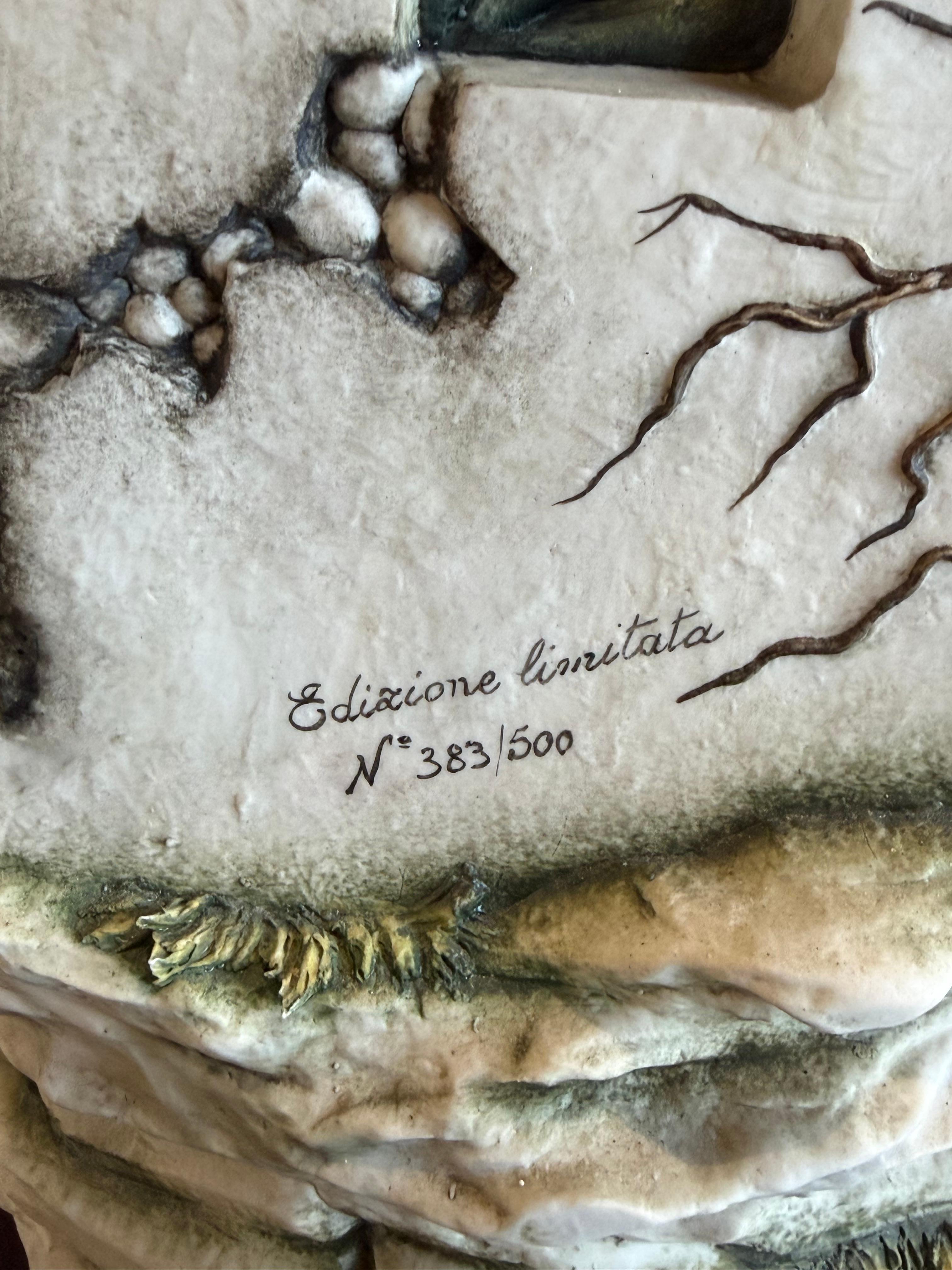 Nativité Majestic, porcelaine de Capodimonte, pièce numérotée 383 sur 500, années 1990 Bon état - En vente à Palermo, IT