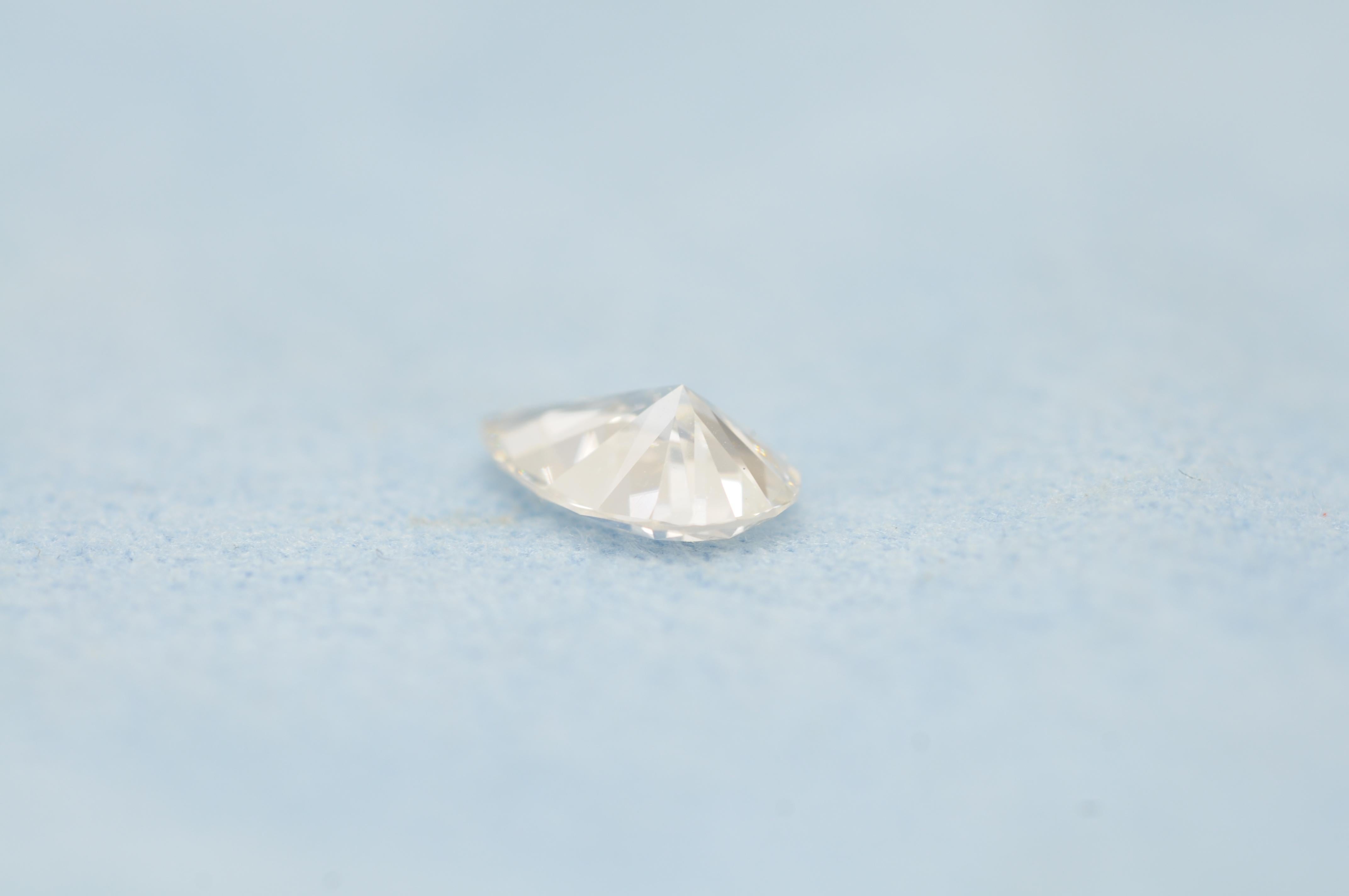 Majestuoso diamante talla pera claridad:Vs1 Color:H 1,20ct en venta 7