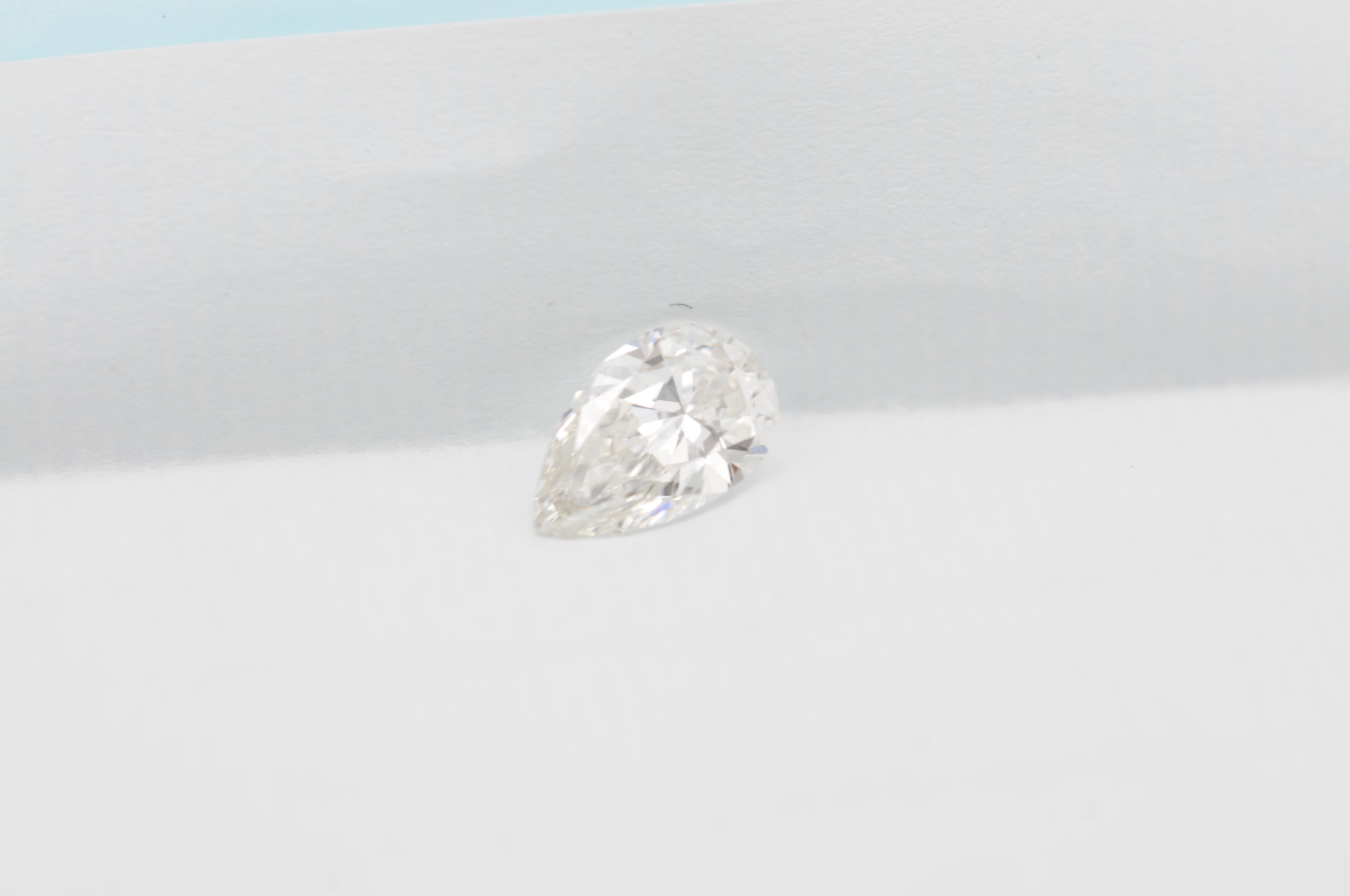 Majestuoso diamante talla pera claridad:Vs1 Color:H 1,20ct en Bueno estado para la venta en Berlin, BE