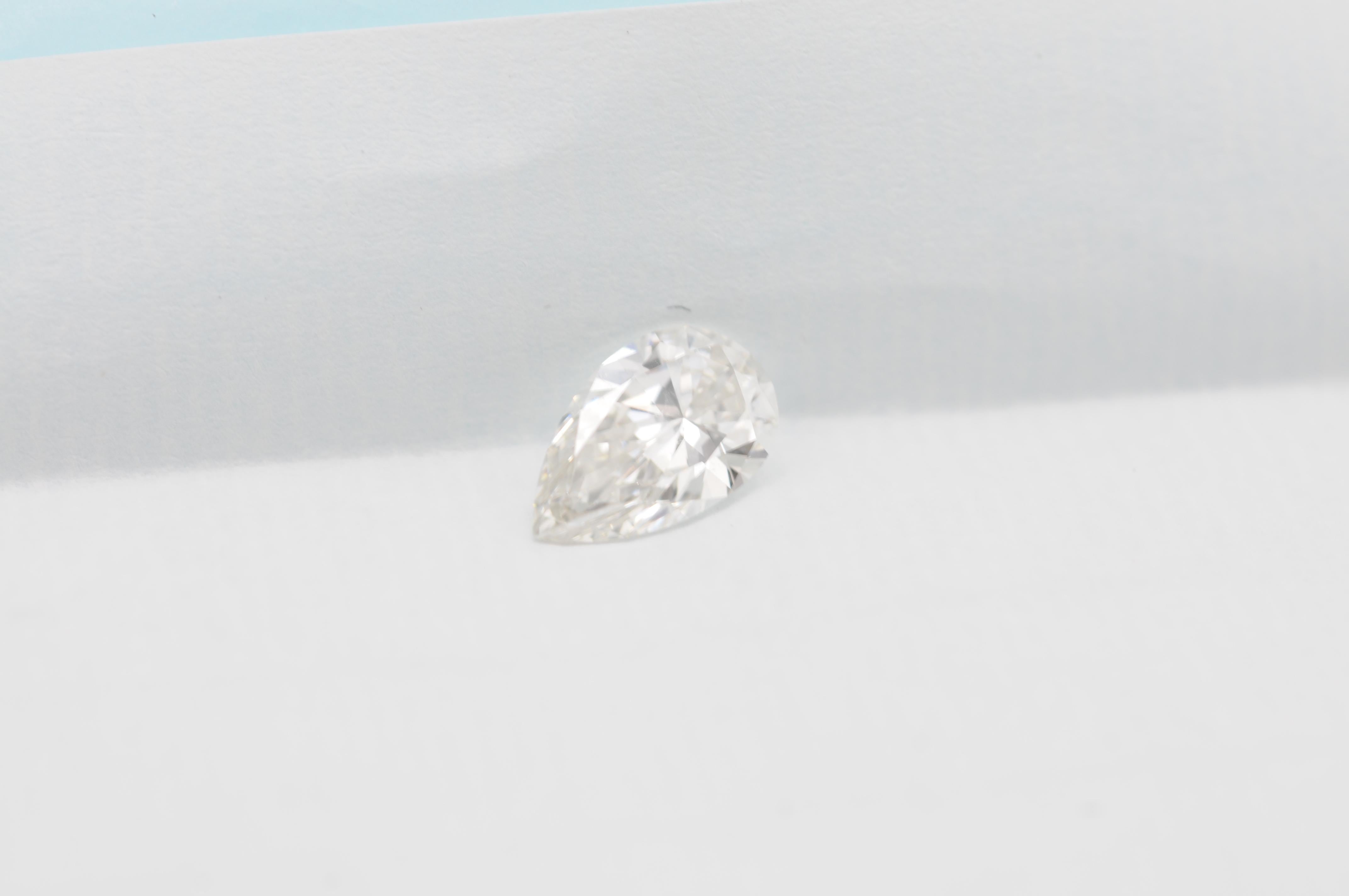 Majestuoso diamante talla pera claridad:Vs1 Color:H 1,20ct en venta 1