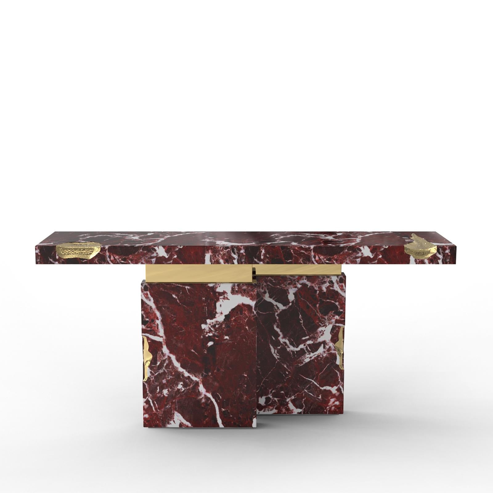 Mesa consola roja Majestic Portugués en venta