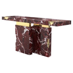 Mesa consola roja Majestic