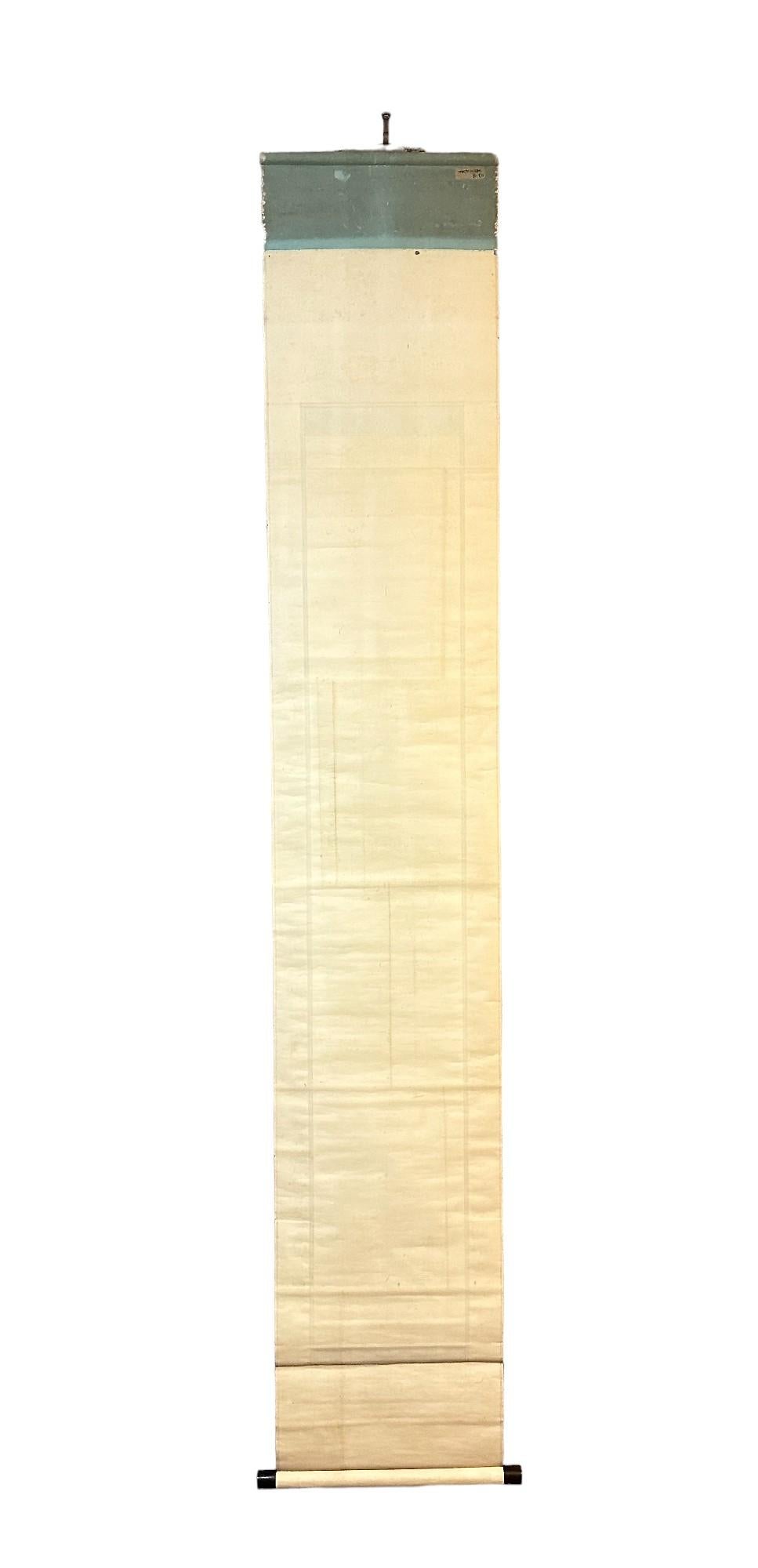 Majestic Serpent: Traditional Japanese Snake Scroll Painting 5