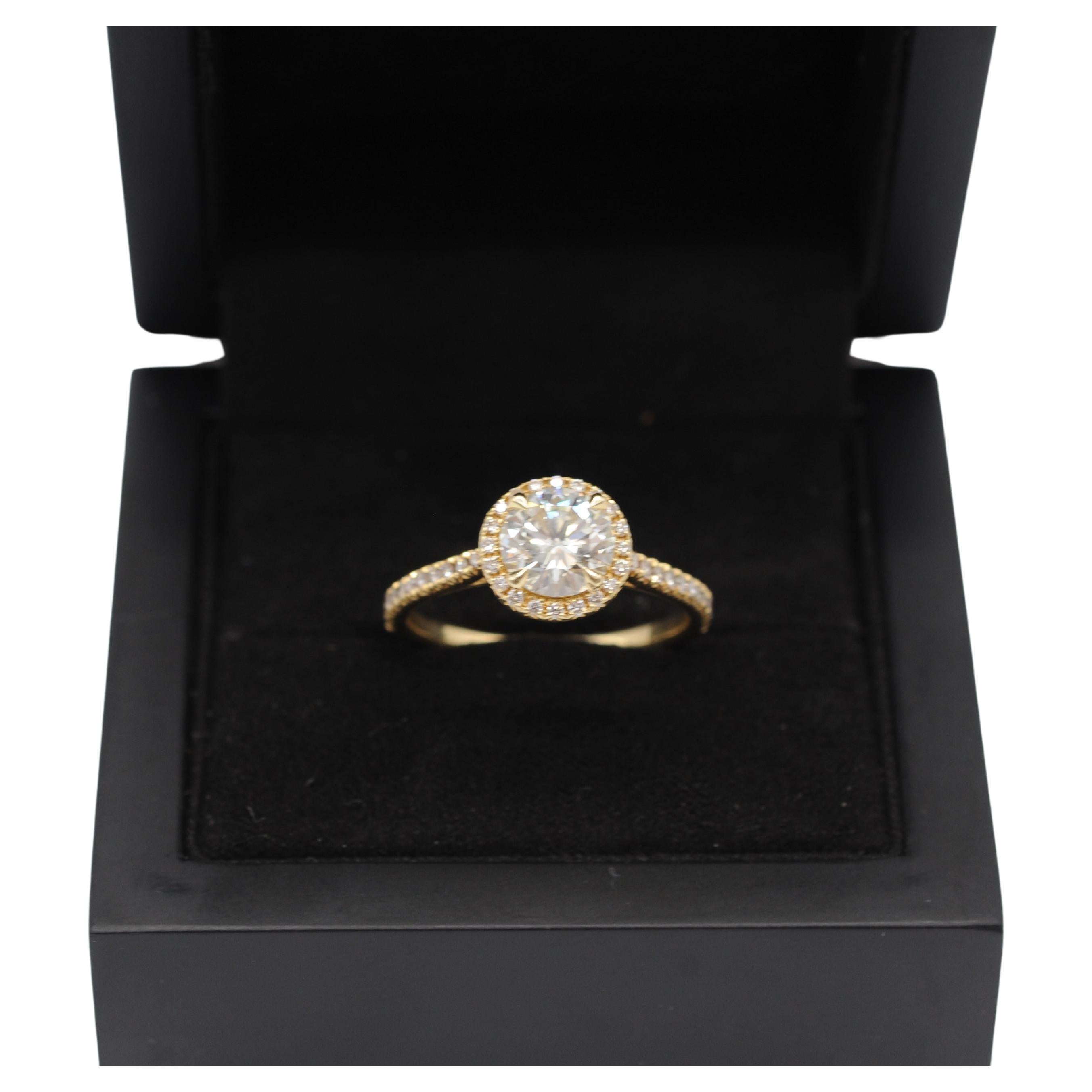 Anillo Majestic solitare con diamante ca: 1,4ct en oro de 18k en venta 6