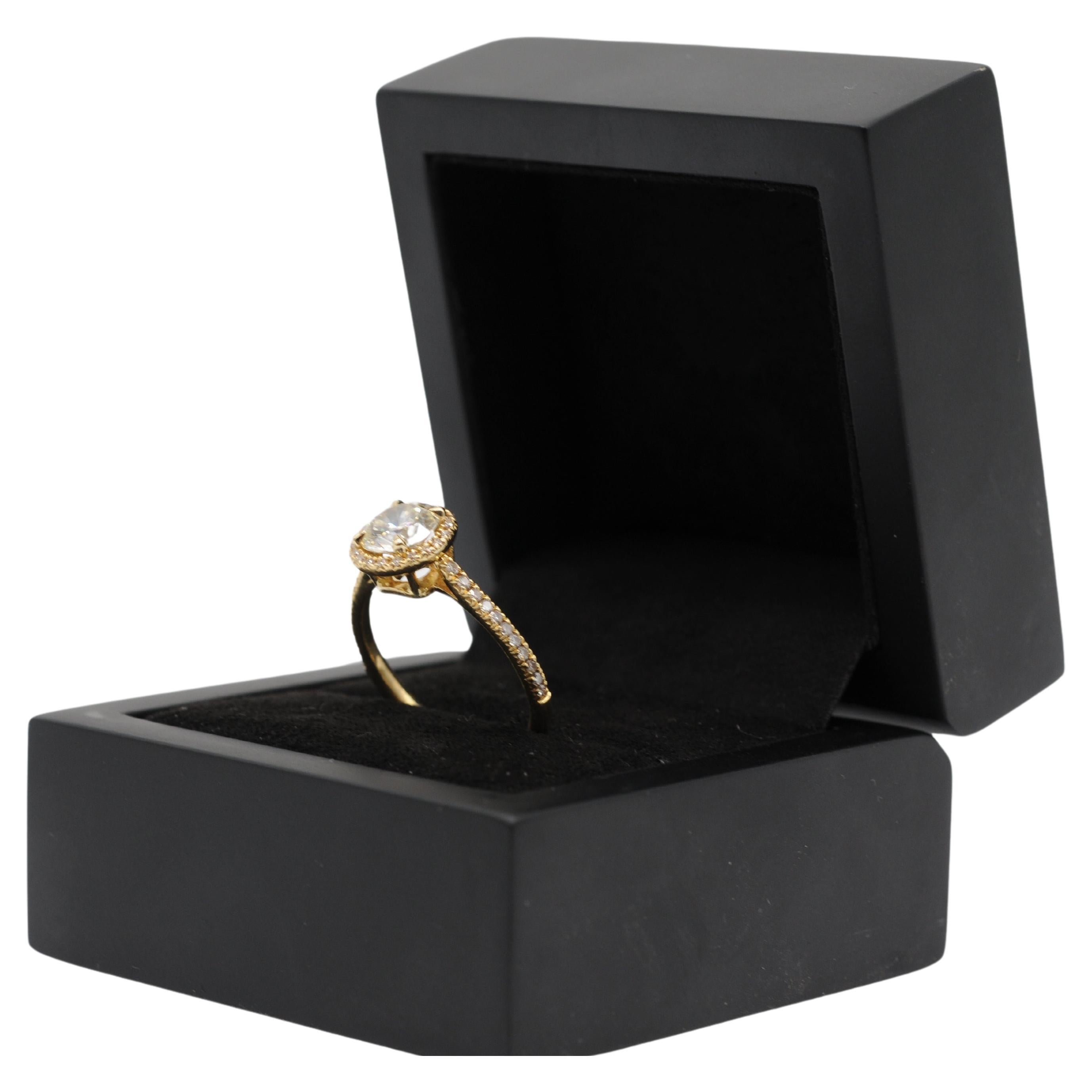 Anillo Majestic solitare con diamante ca: 1,4ct en oro de 18k en Bueno estado para la venta en Berlin, BE