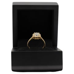 Majestic solitare Ring with diamond ca: 1.4ct in 18k gold 