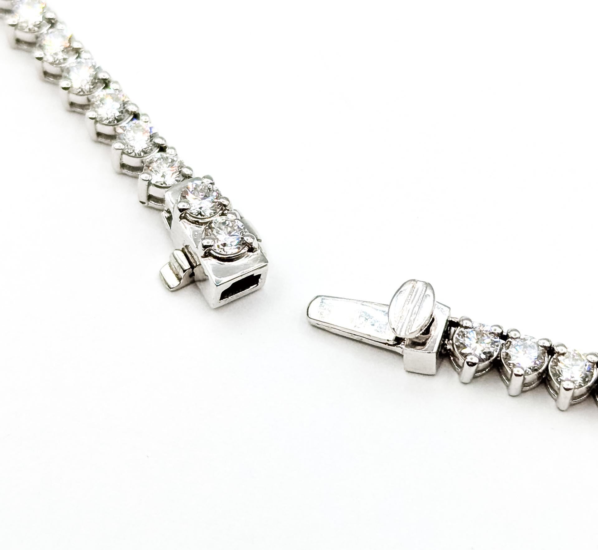 Majestuoso Collar de Tenis con Gota de Tanzanita y Diamantes en Platino en venta 5