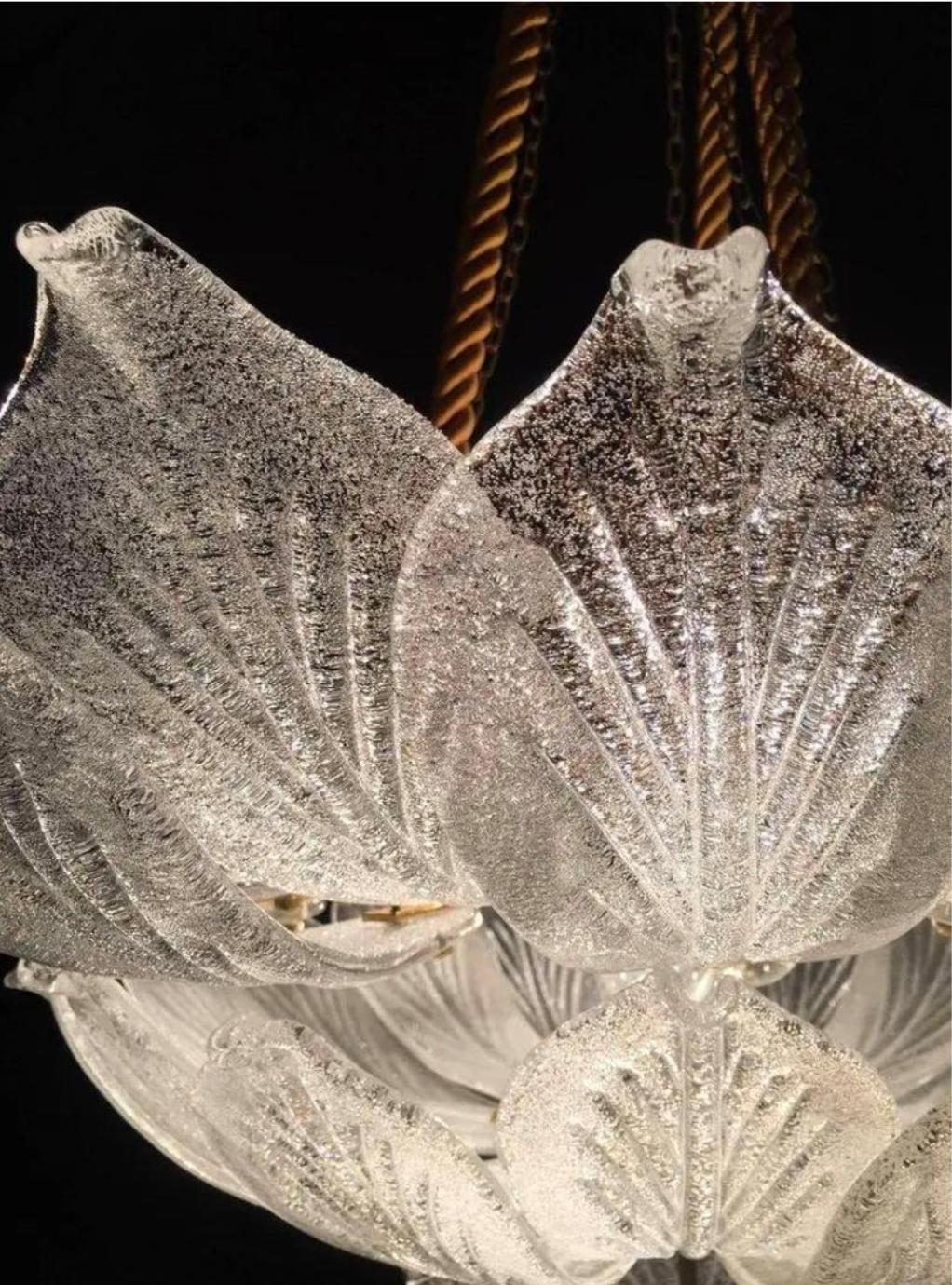 Vetro soffiato Plafoniera veneziana Majestic. Murano in vendita